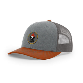 BBQ Grill Icon Trucker Hat - Gold | Backyard Republic™