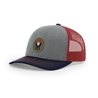 BBQ Grill Icon Trucker Hat - Gold | Backyard Republic™