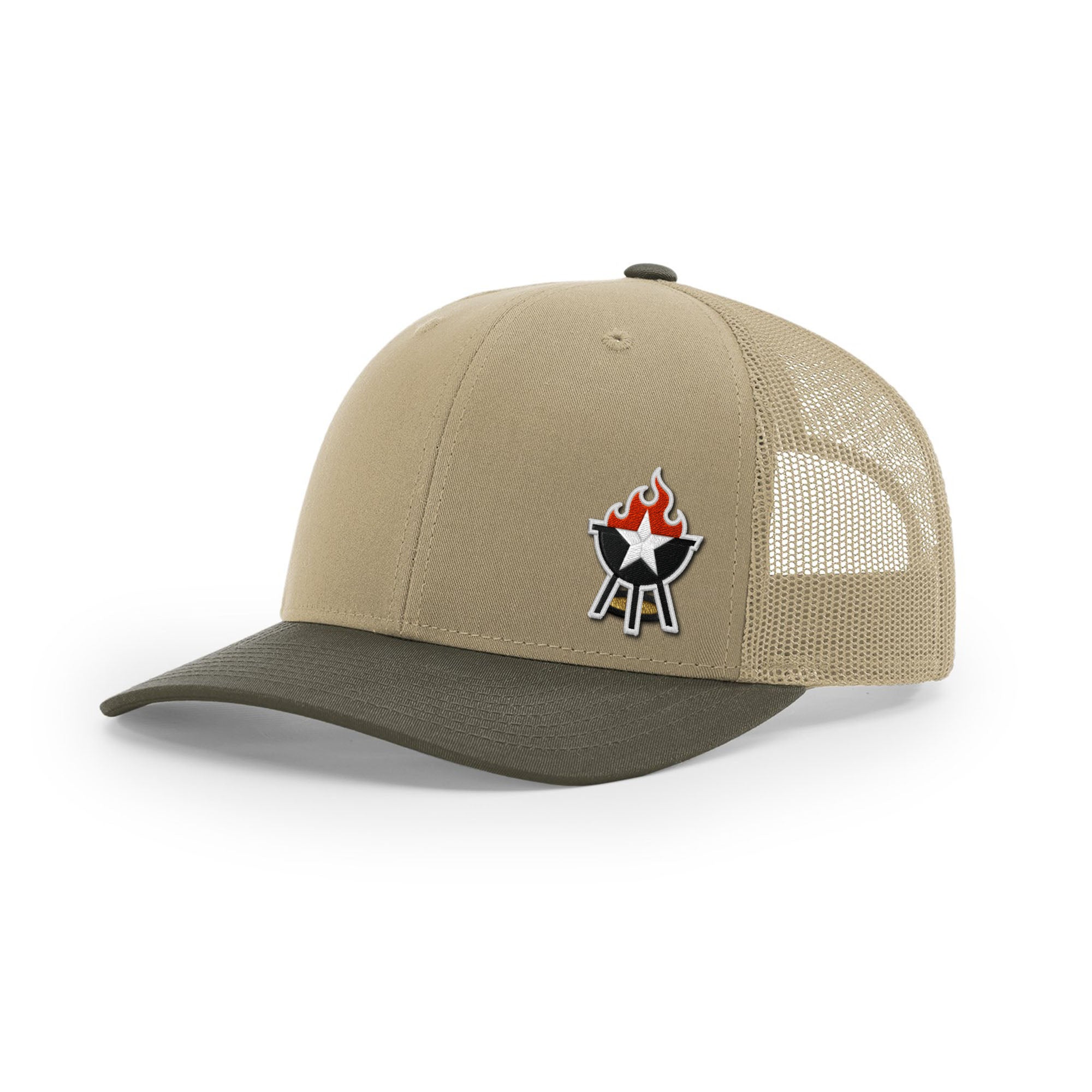 BBQ Grill Icon Trucker Hat - 3D