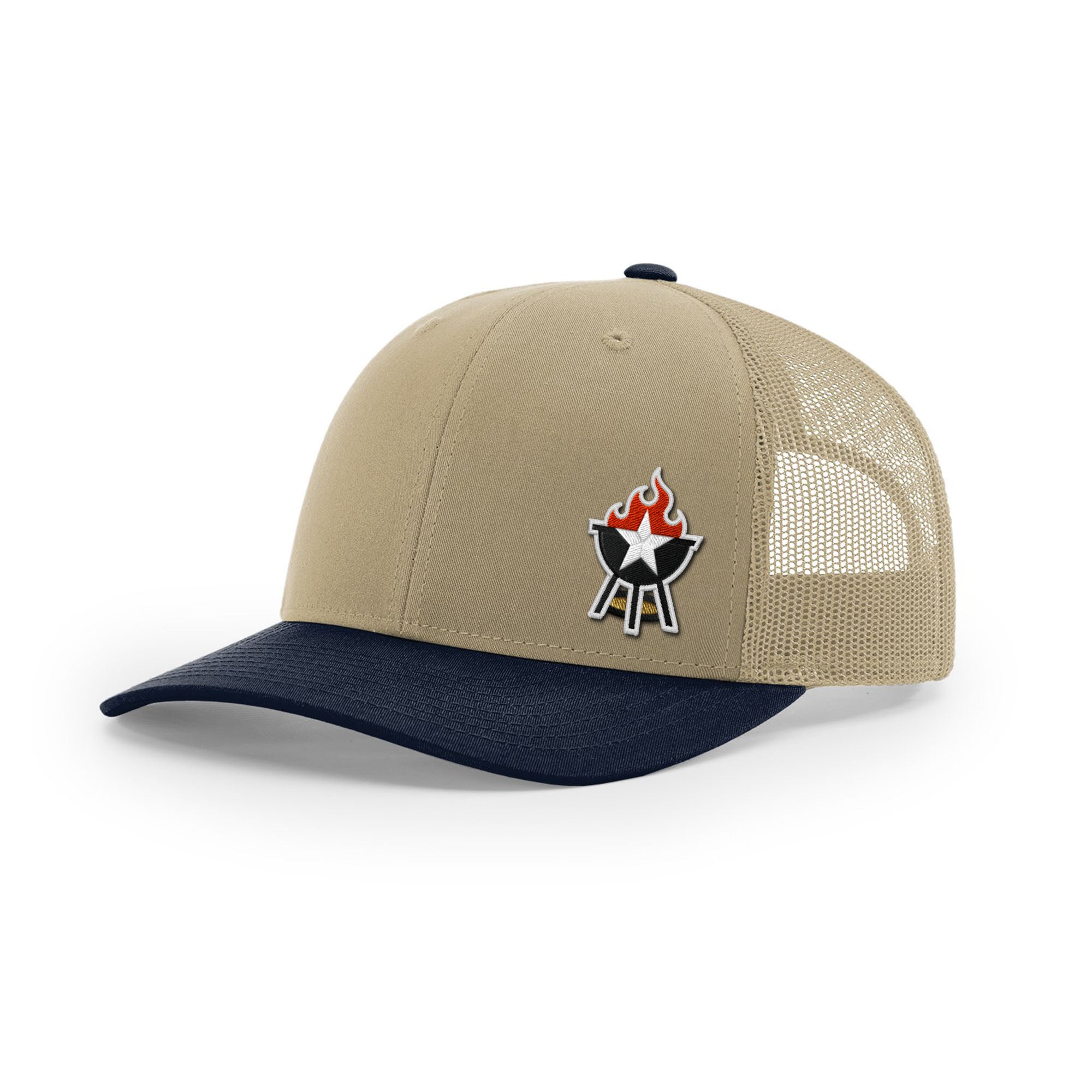 BBQ Grill Icon Trucker Hat - 3D
