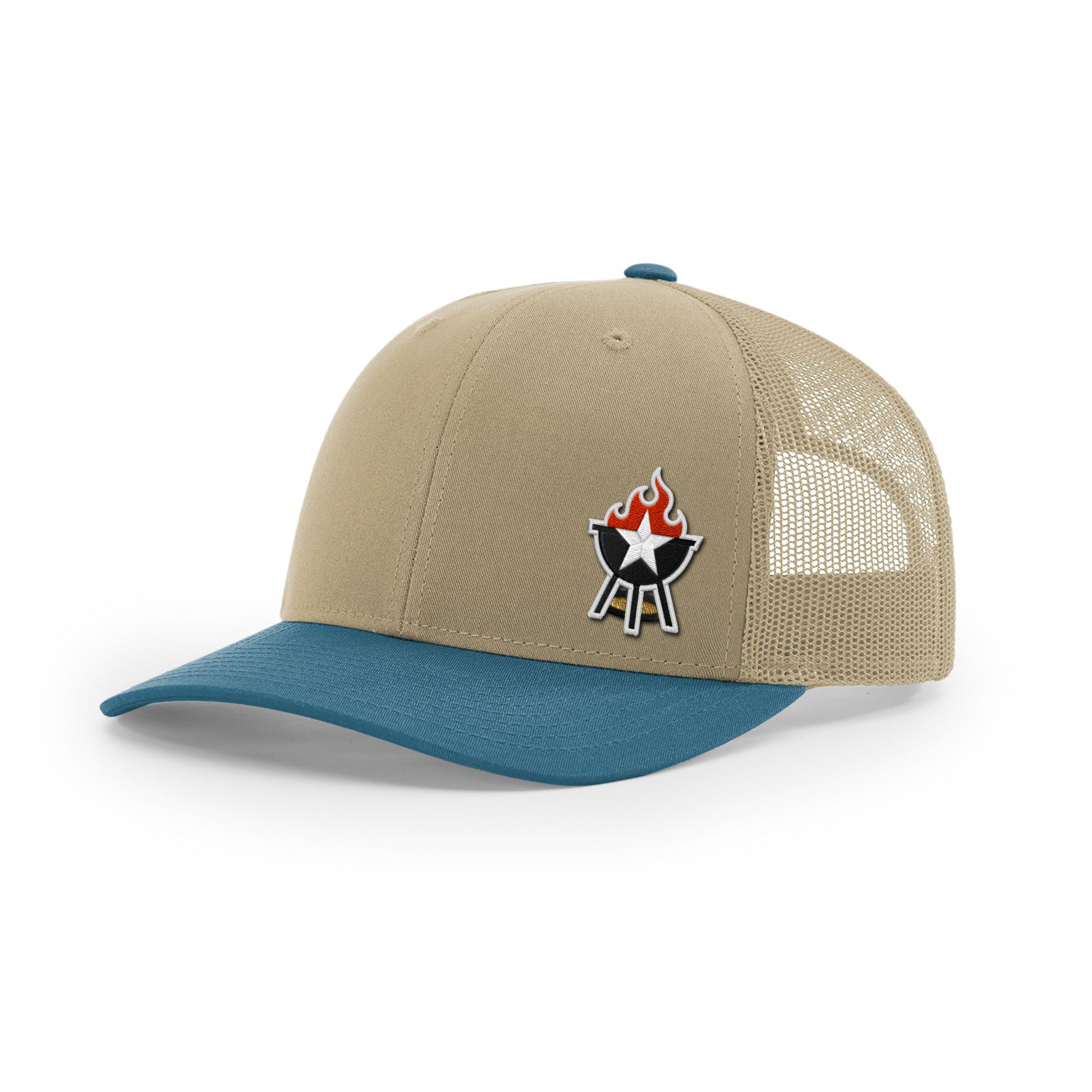 BBQ Grill Icon Trucker Hat - 3D