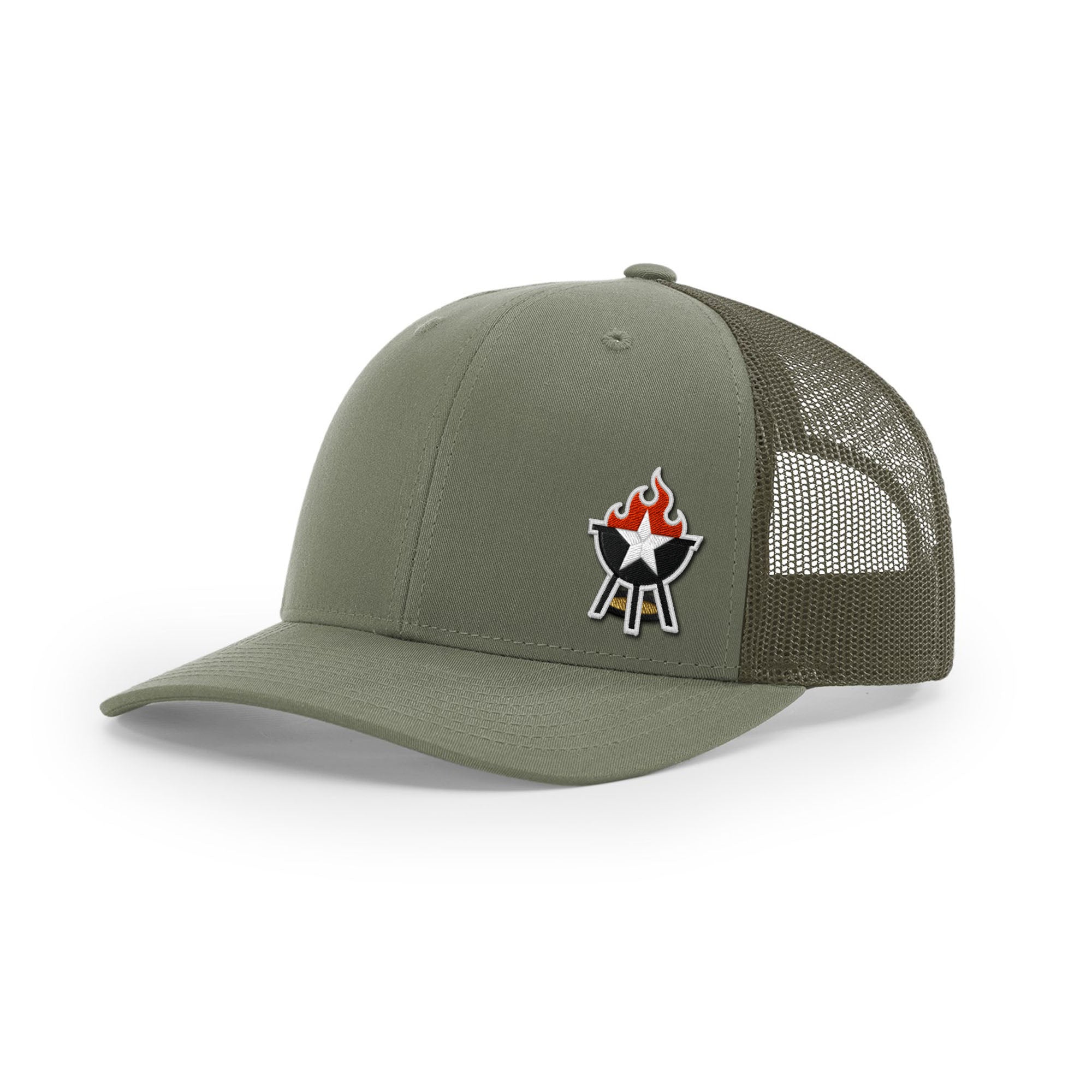 BBQ Grill Icon Trucker Hat - 3D