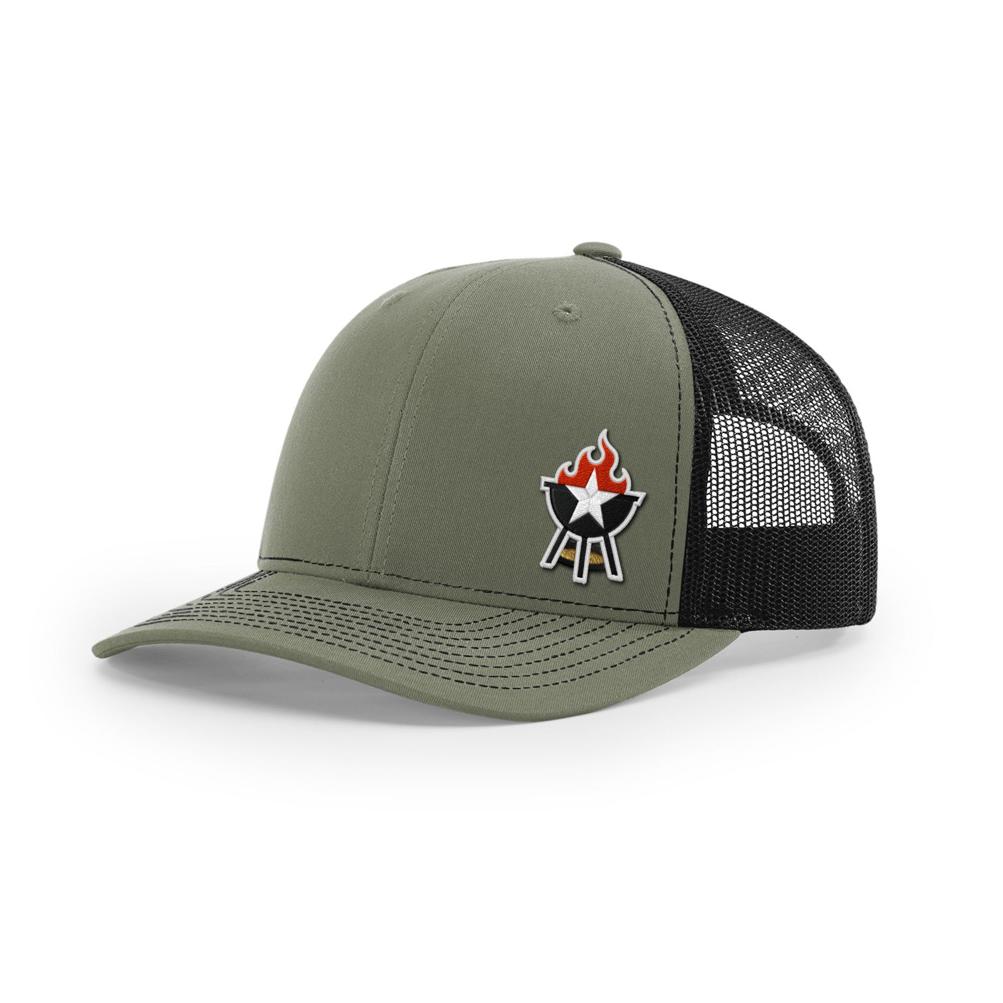 BBQ Grill Icon Trucker Hat - 3D