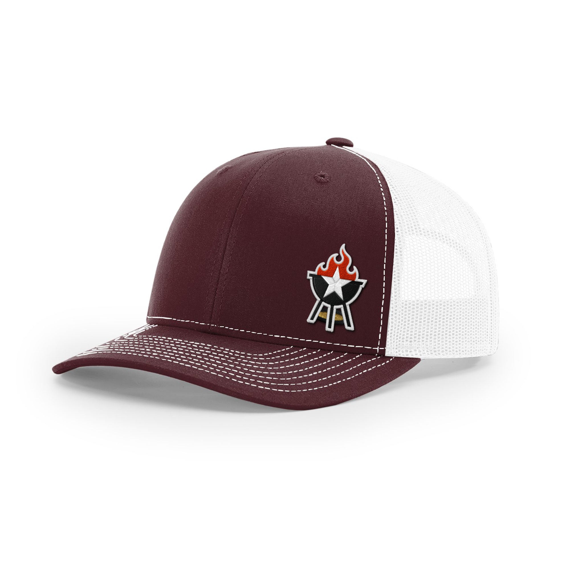 BBQ Grill Icon Trucker Hat - 3D