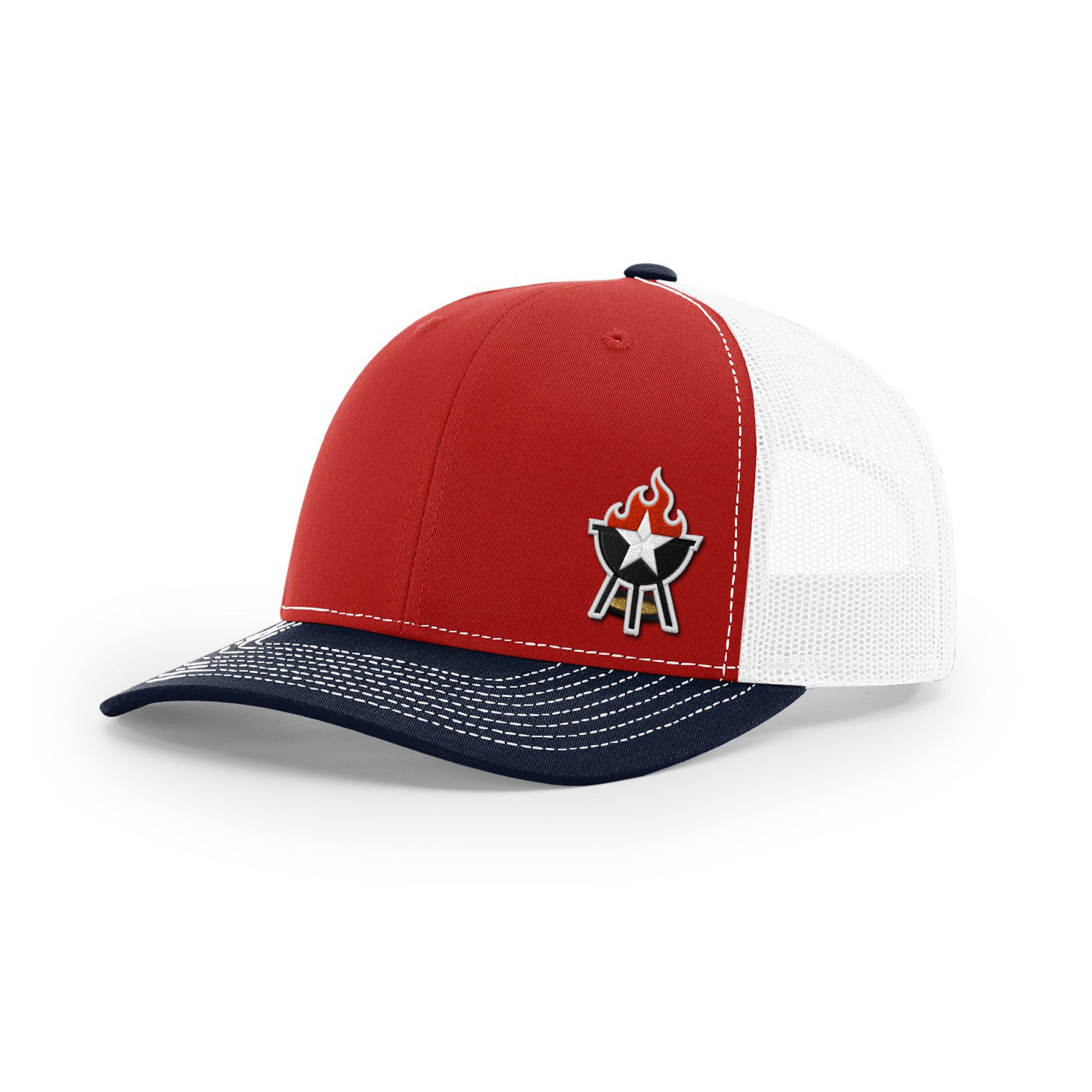 BBQ Grill Icon Trucker Hat - 3D