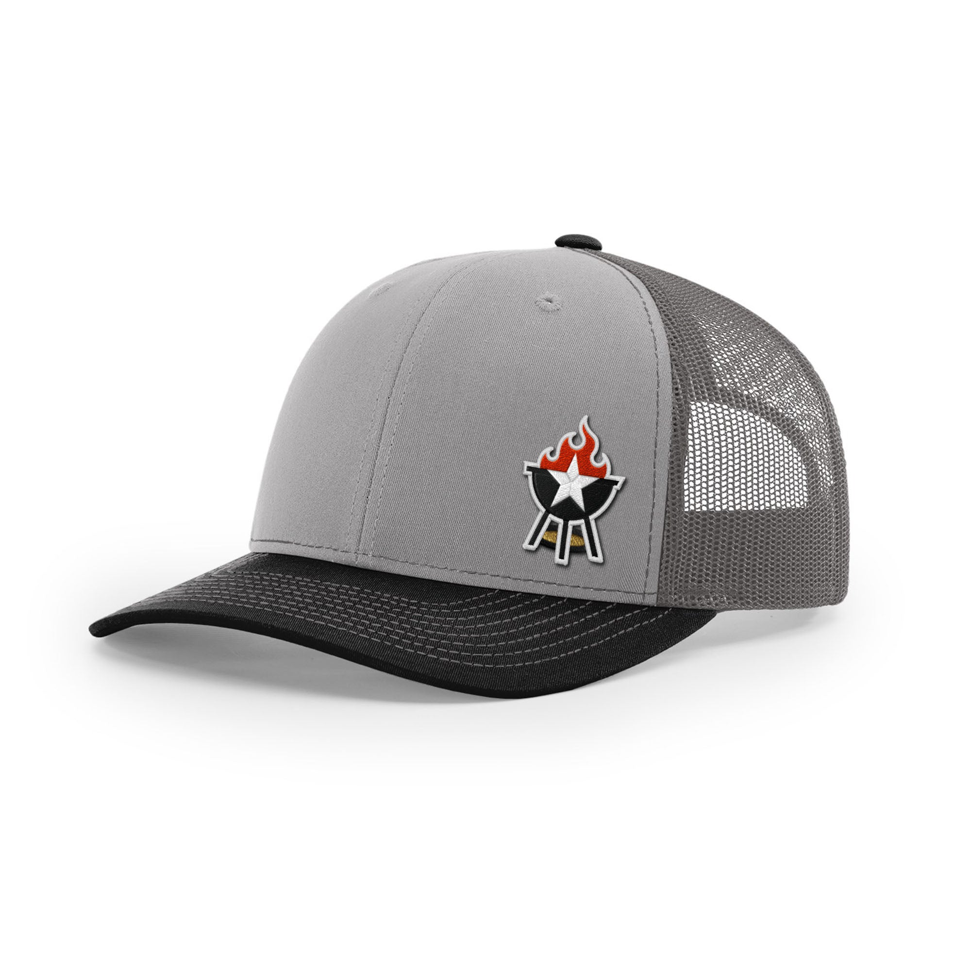 BBQ Grill Icon Trucker Hat - 3D
