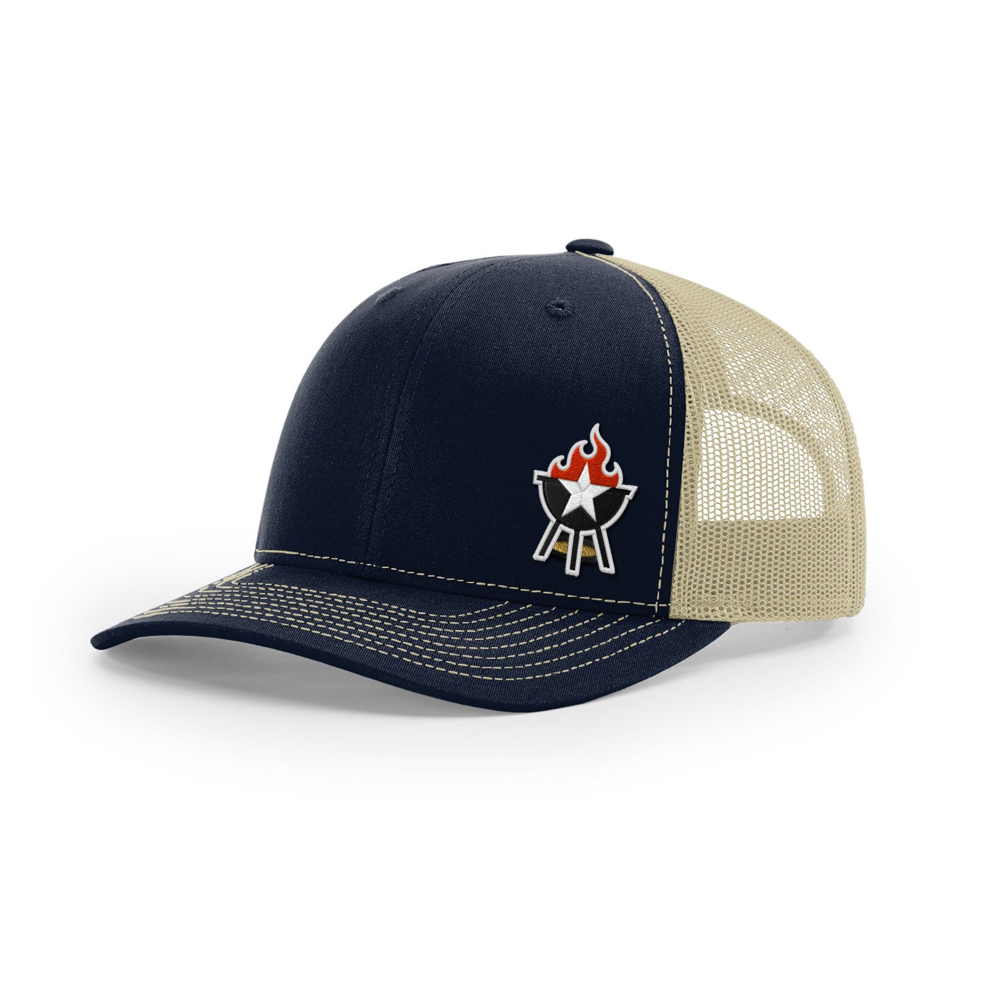 BBQ Grill Icon Trucker Hat - 3D
