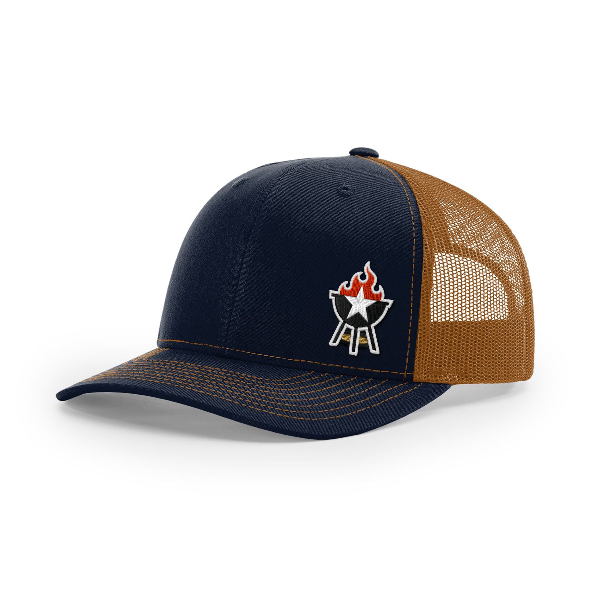 BBQ Grill Icon Trucker Hat - 3D