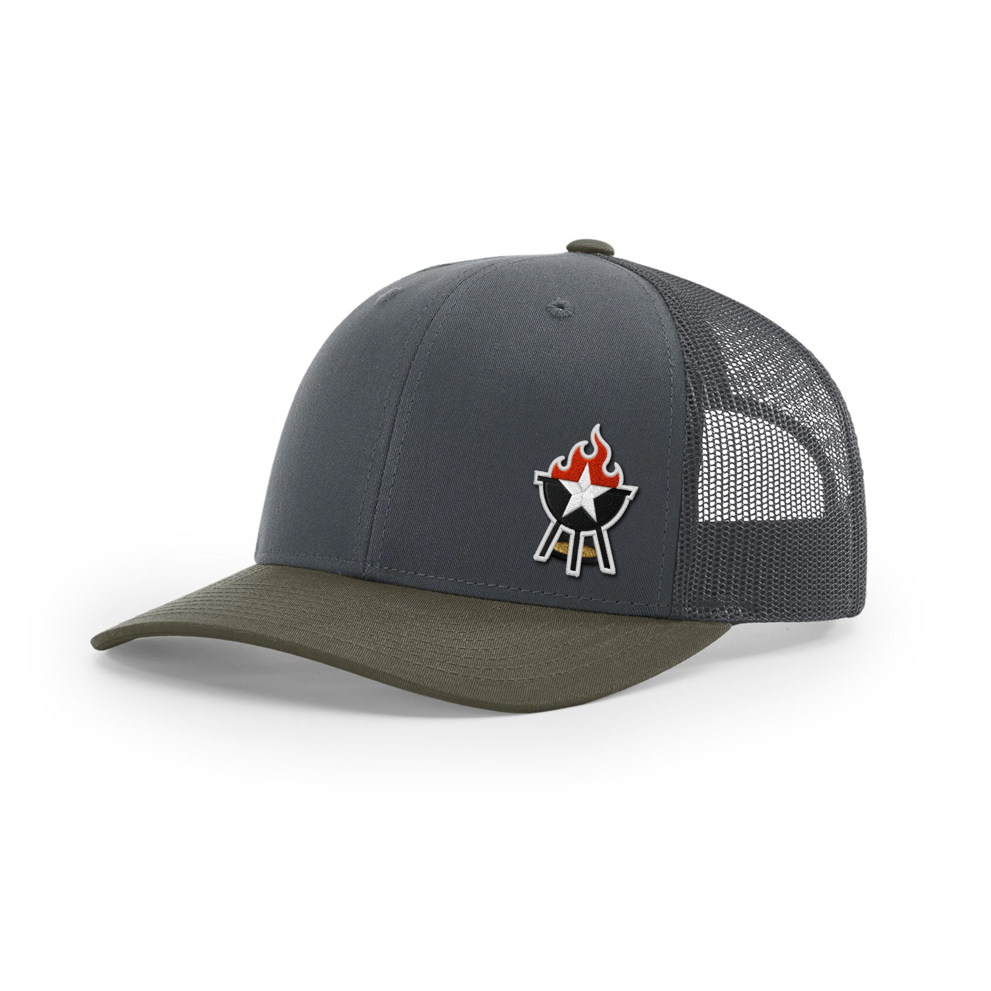 BBQ Grill Icon Trucker Hat - 3D