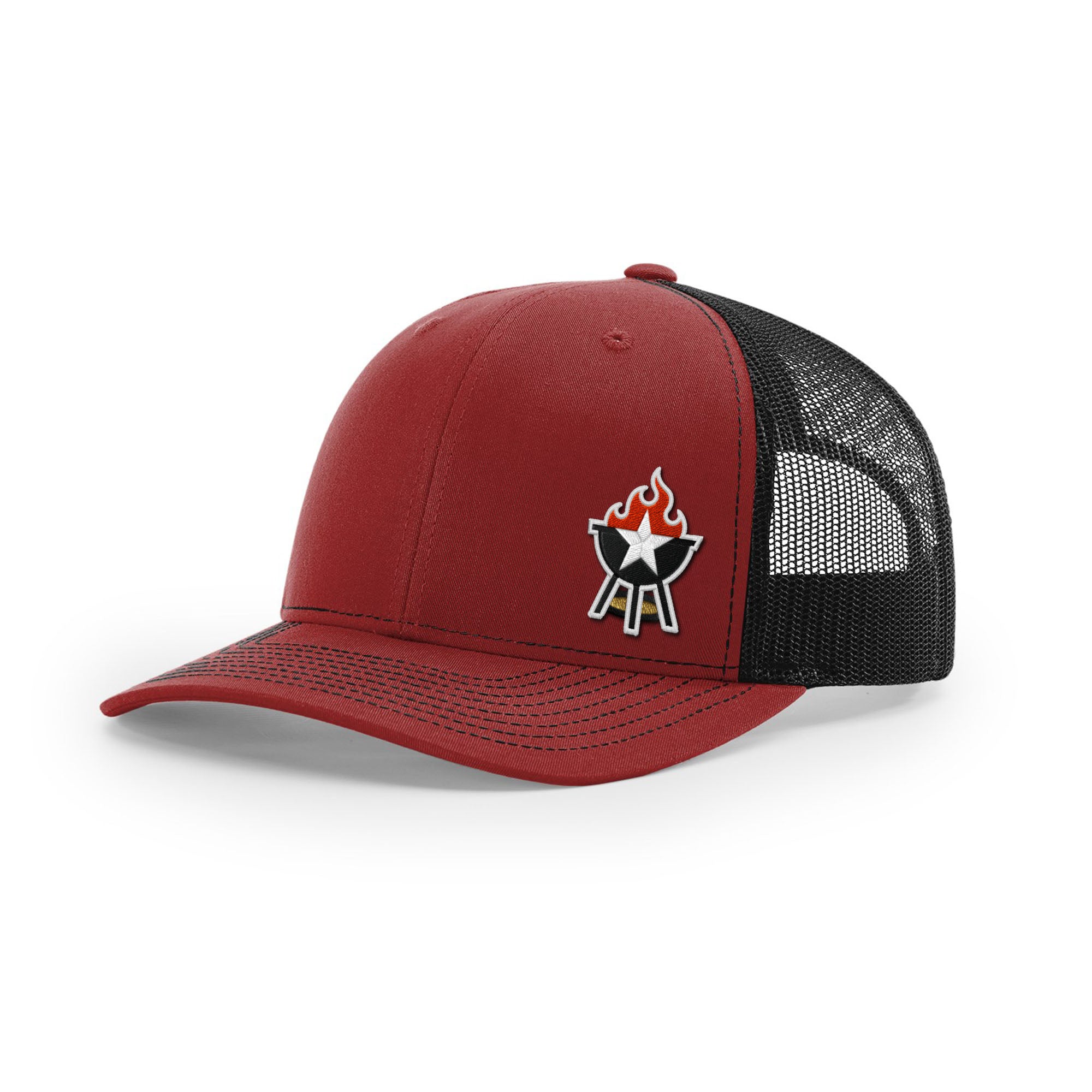 BBQ Grill Icon Trucker Hat - 3D