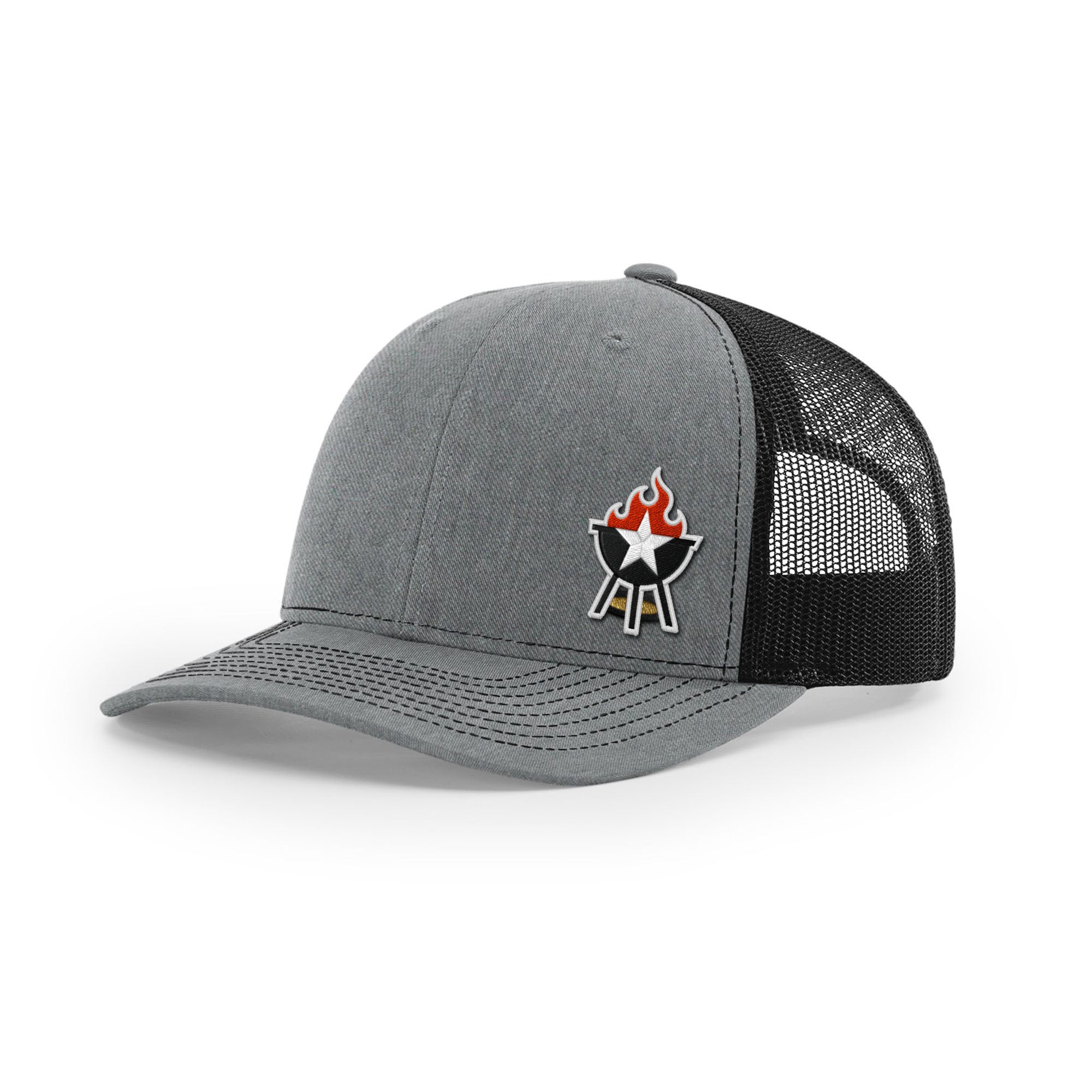 BBQ Grill Icon Trucker Hat - 3D