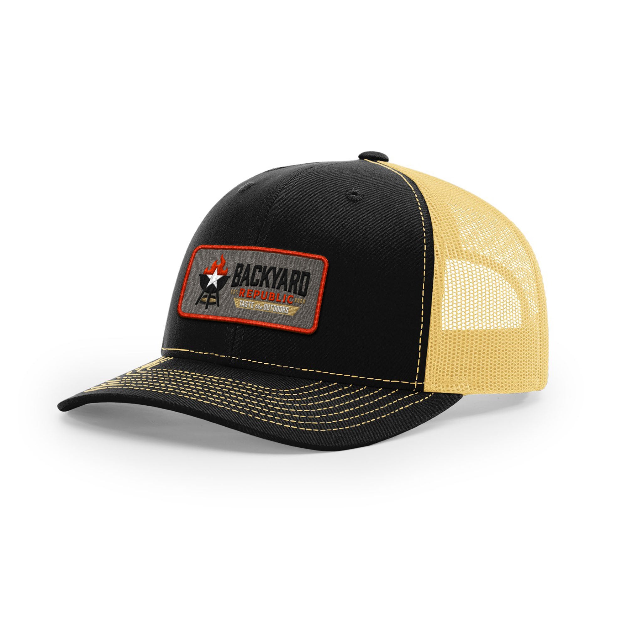 Backyard Republic Logo Trucker Hat - Embroidered