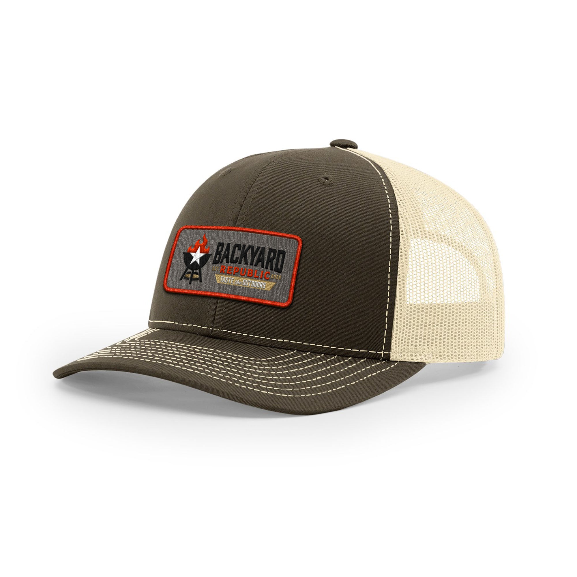 Backyard Republic Logo Trucker Hat - Embroidered