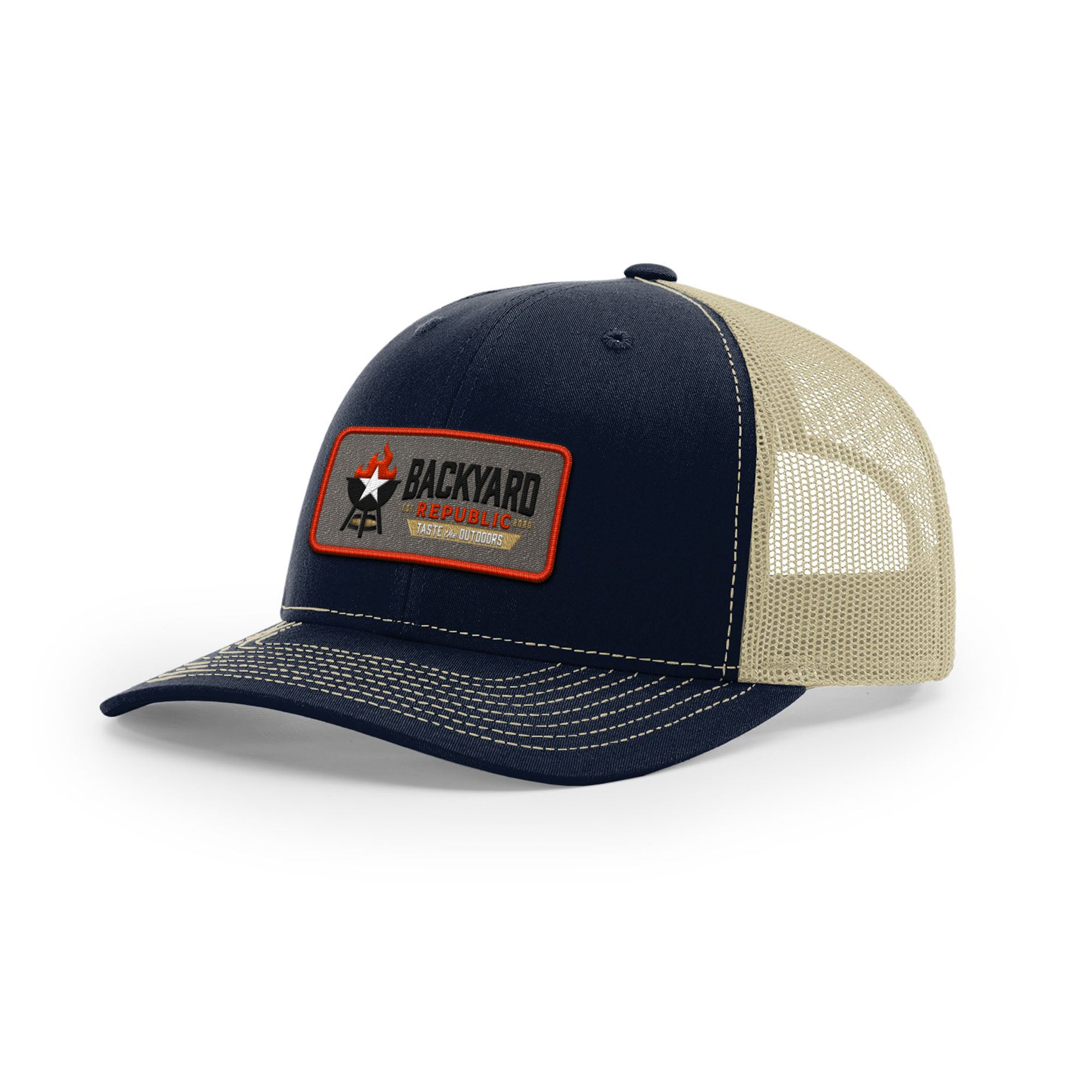 Backyard Republic Logo Trucker Hat - Embroidered