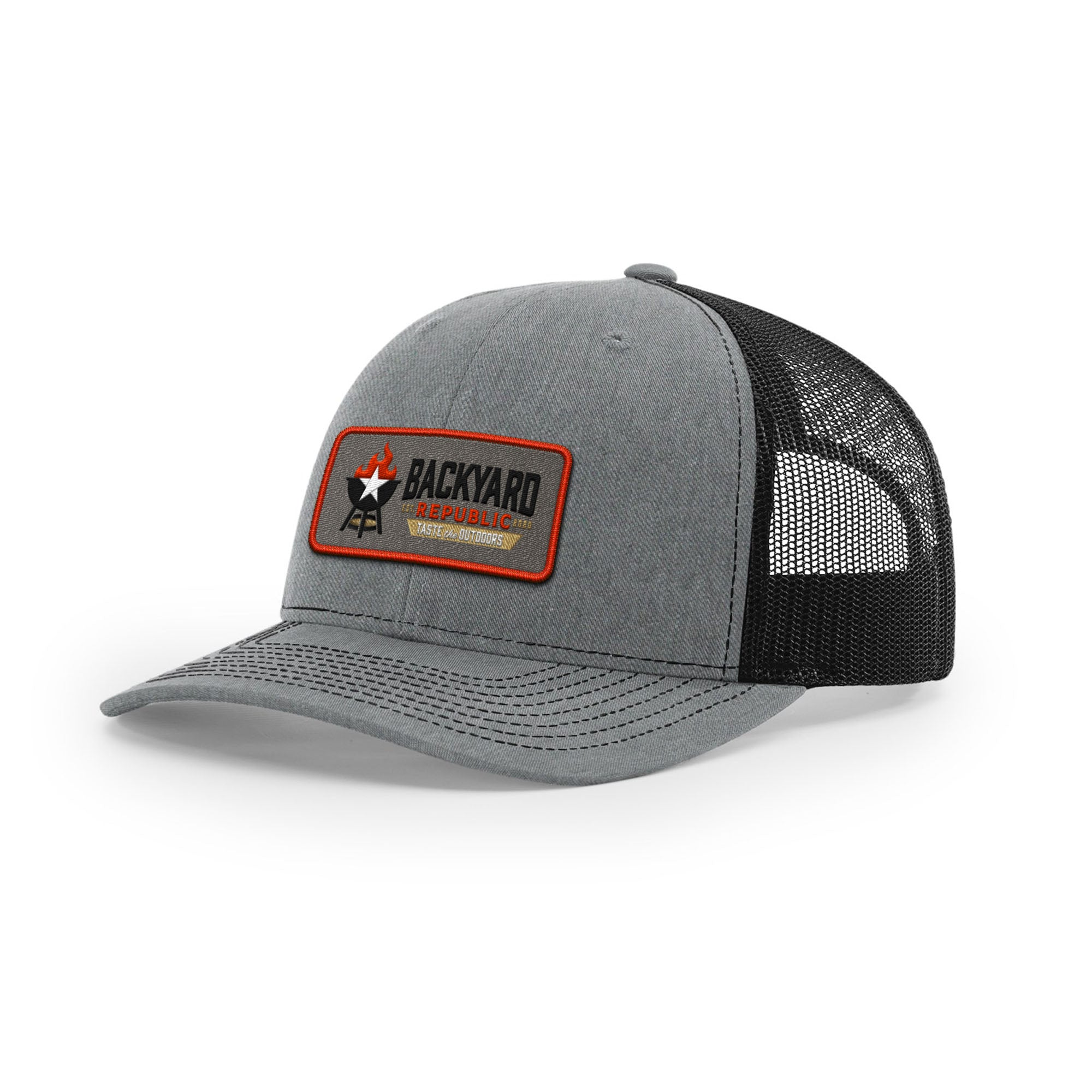 Backyard Republic Logo Trucker Hat - Embroidered