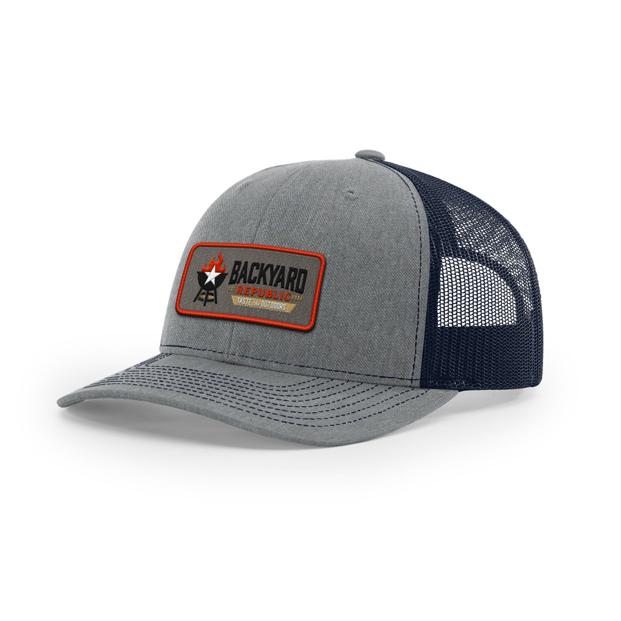 Backyard Republic Logo Trucker Hat - Embroidered