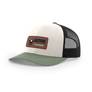Backyard Republic Logo Trucker Hat - Embroidered