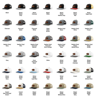 Backyard Republic Logo Trucker Hat - Leather | Backyard Republic™