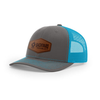 Backyard Republic Logo Trucker Hat - Leather | Backyard Republic™