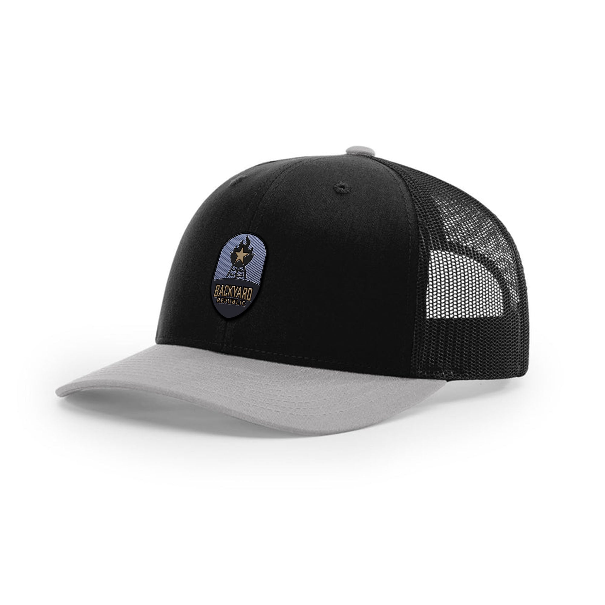 Backyard Republic Logo Trucker Hat - Embossed