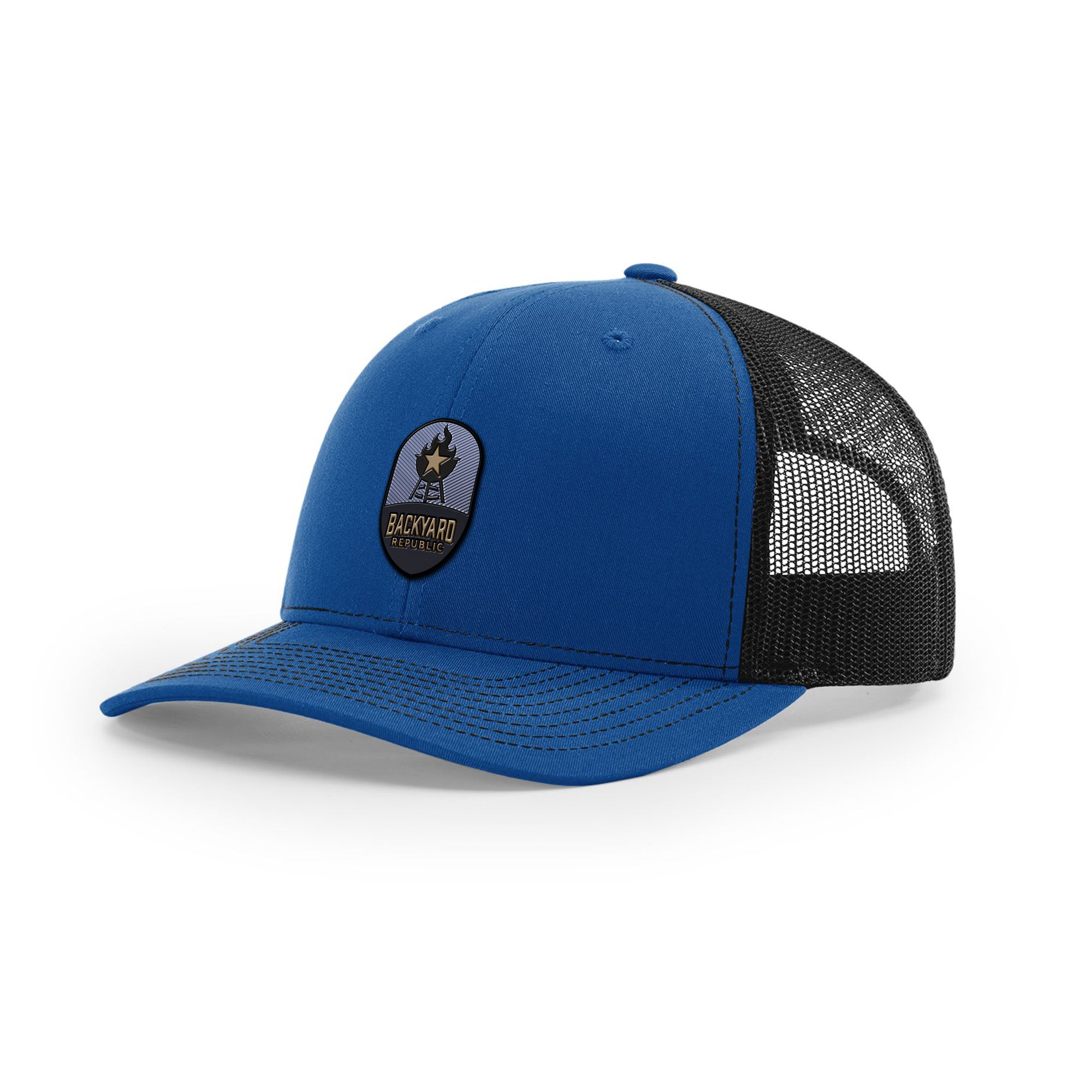 Backyard Republic Logo Trucker Hat - Embossed