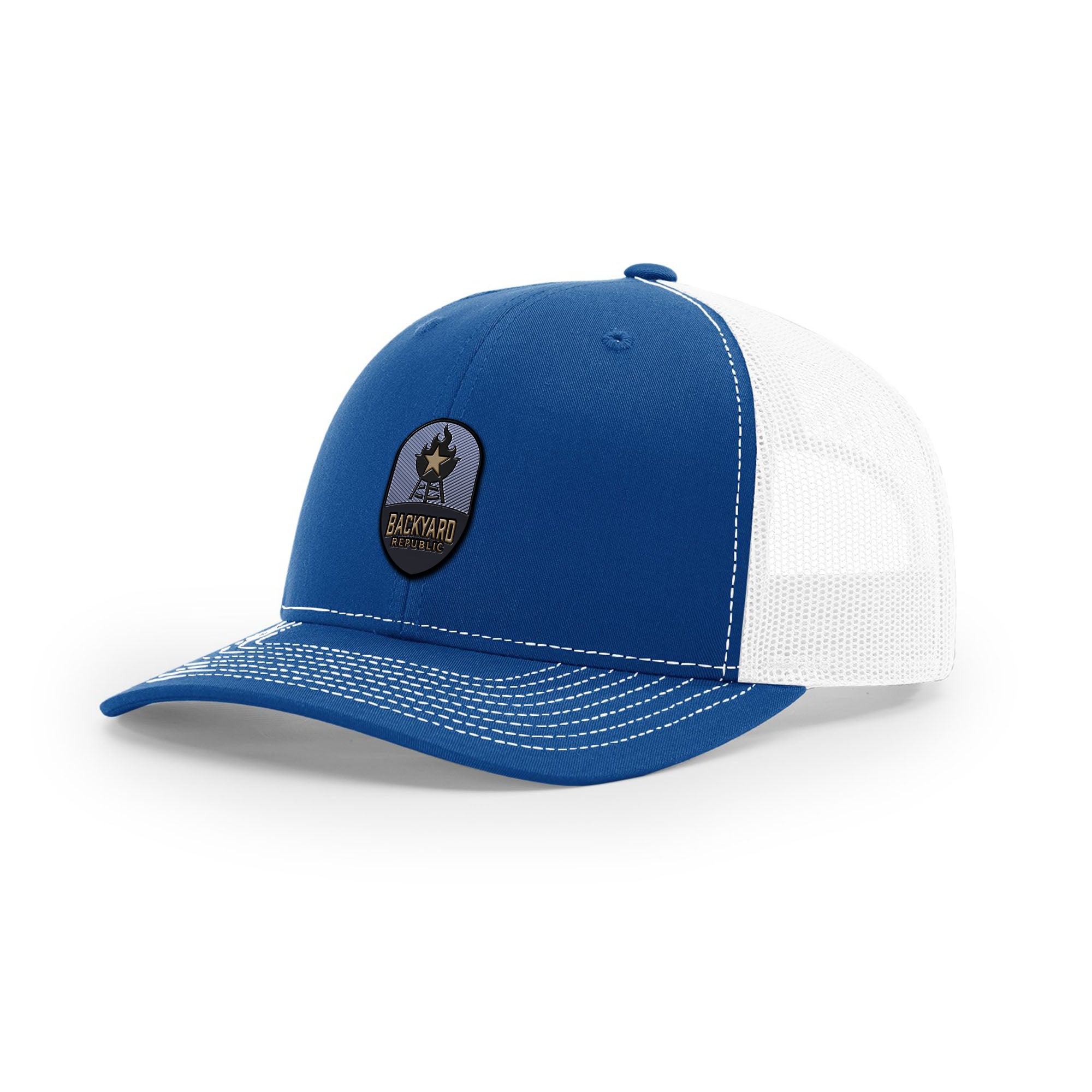 Backyard Republic Logo Trucker Hat - Embossed