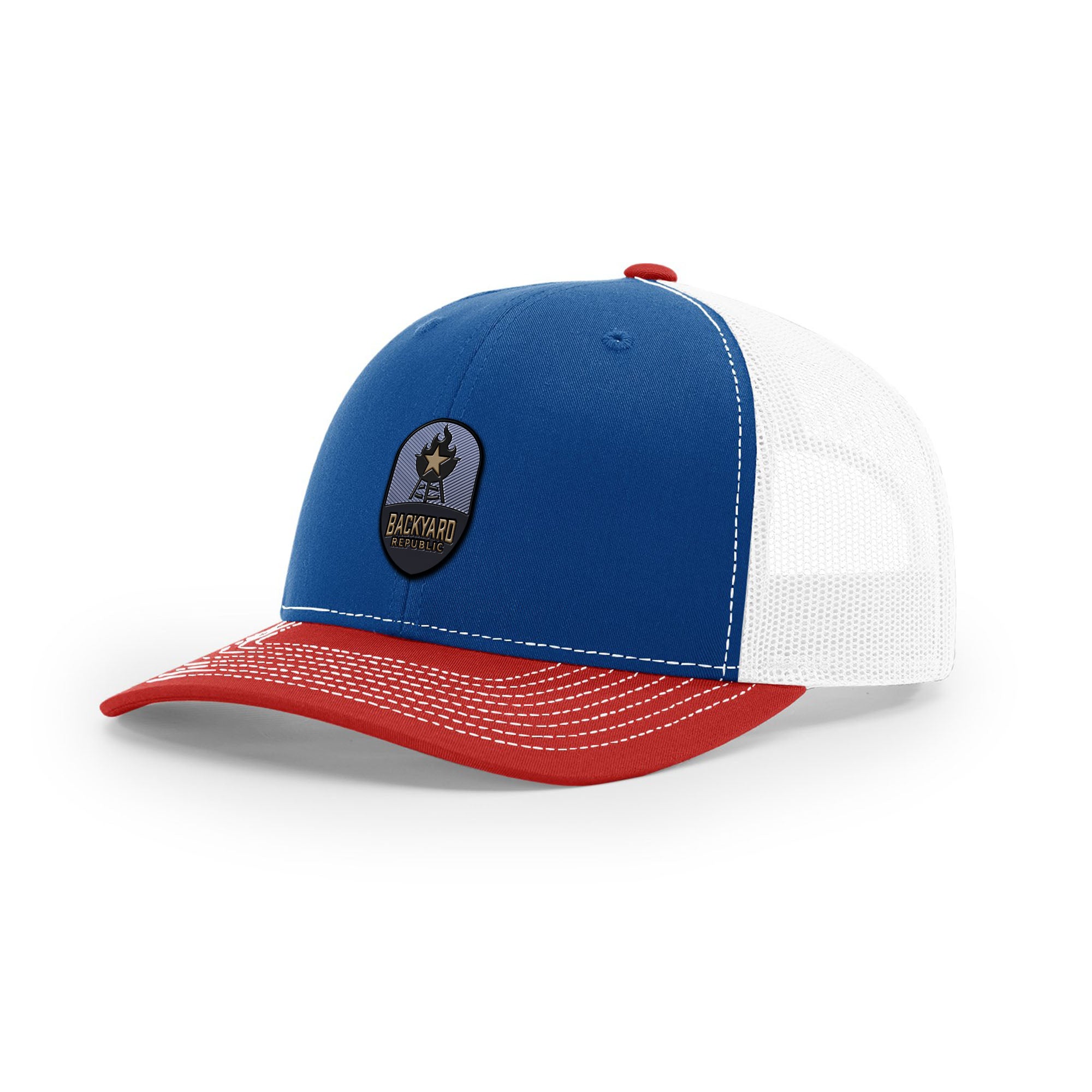 Backyard Republic Logo Trucker Hat - Embossed