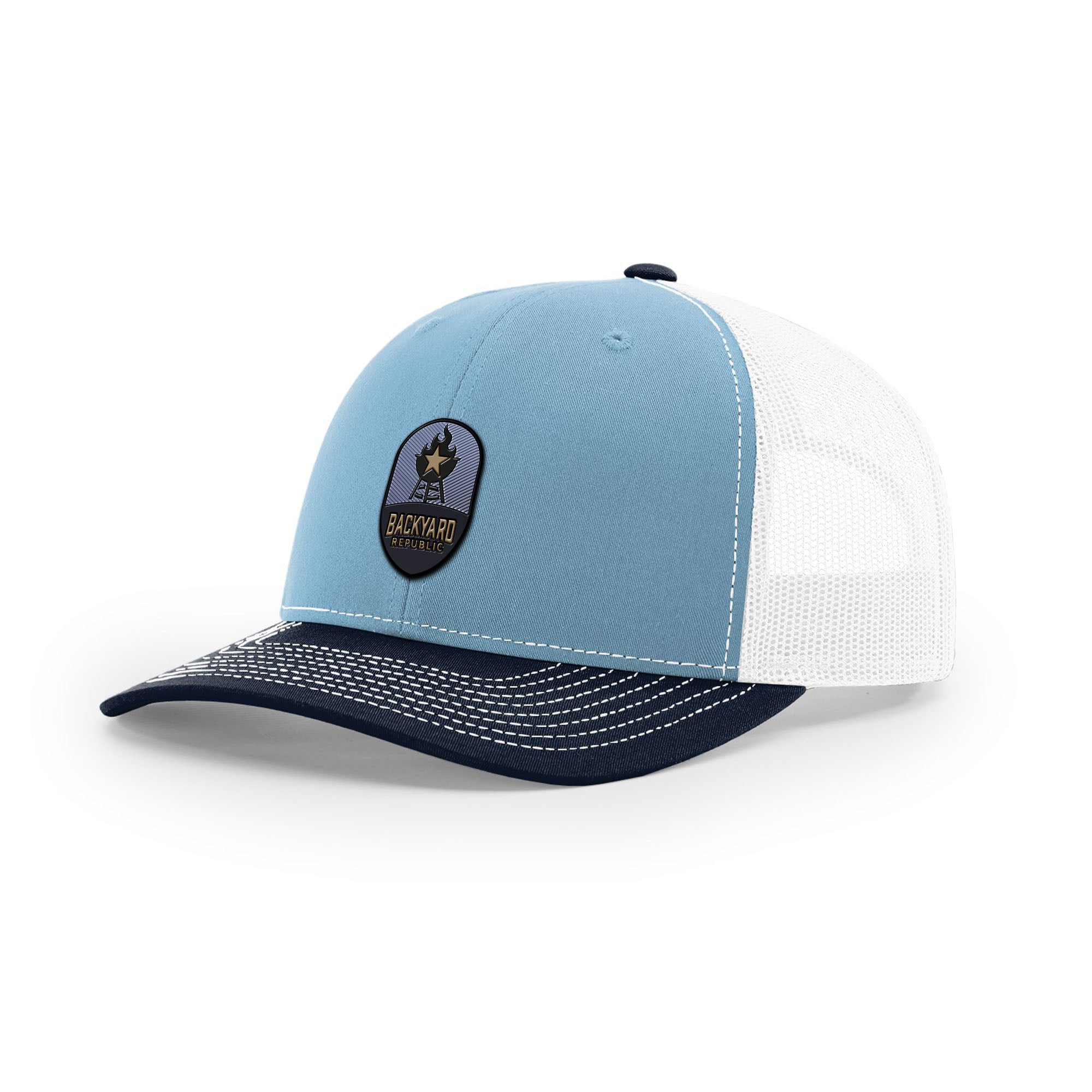 Backyard Republic Logo Trucker Hat - Embossed
