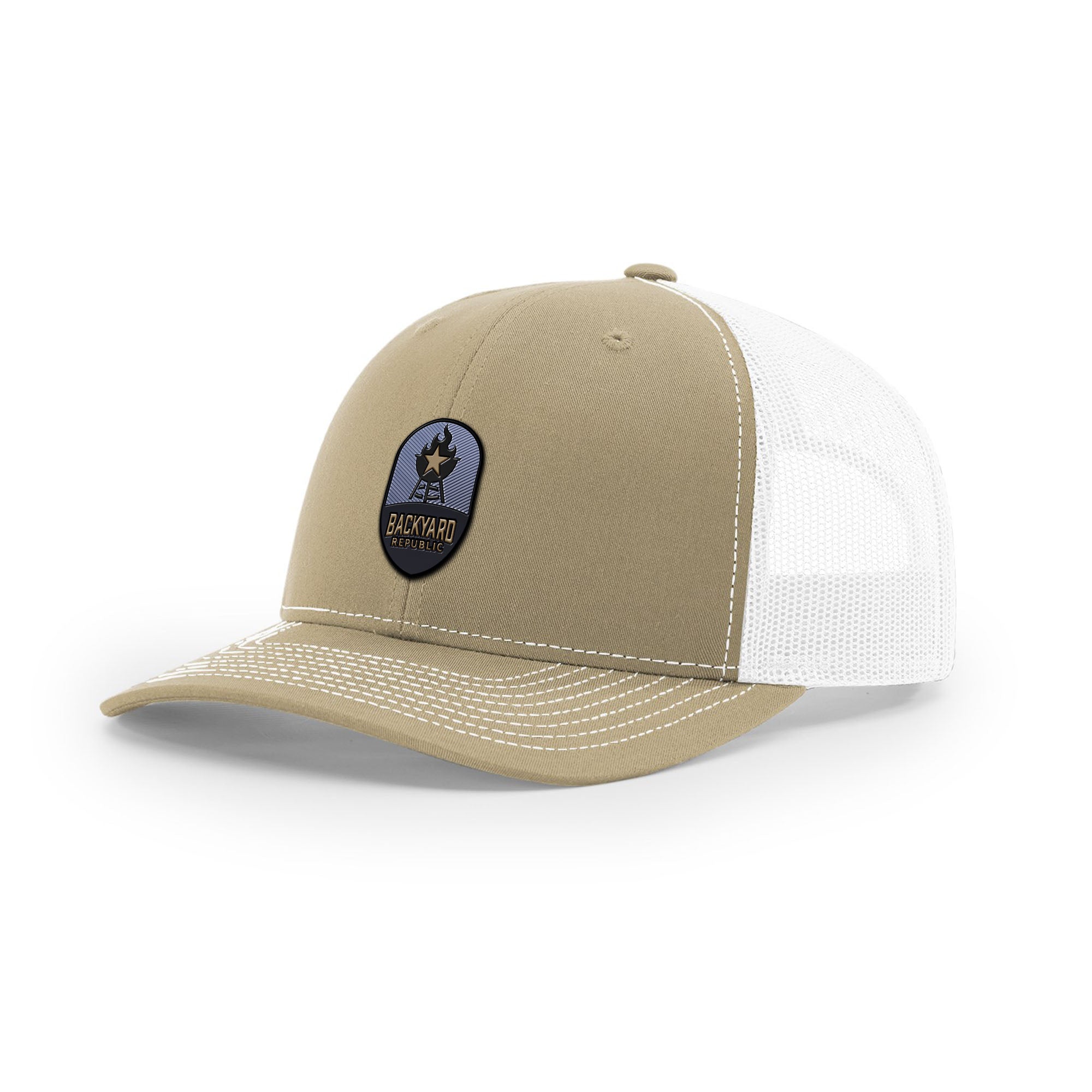 Backyard Republic Logo Trucker Hat - Embossed