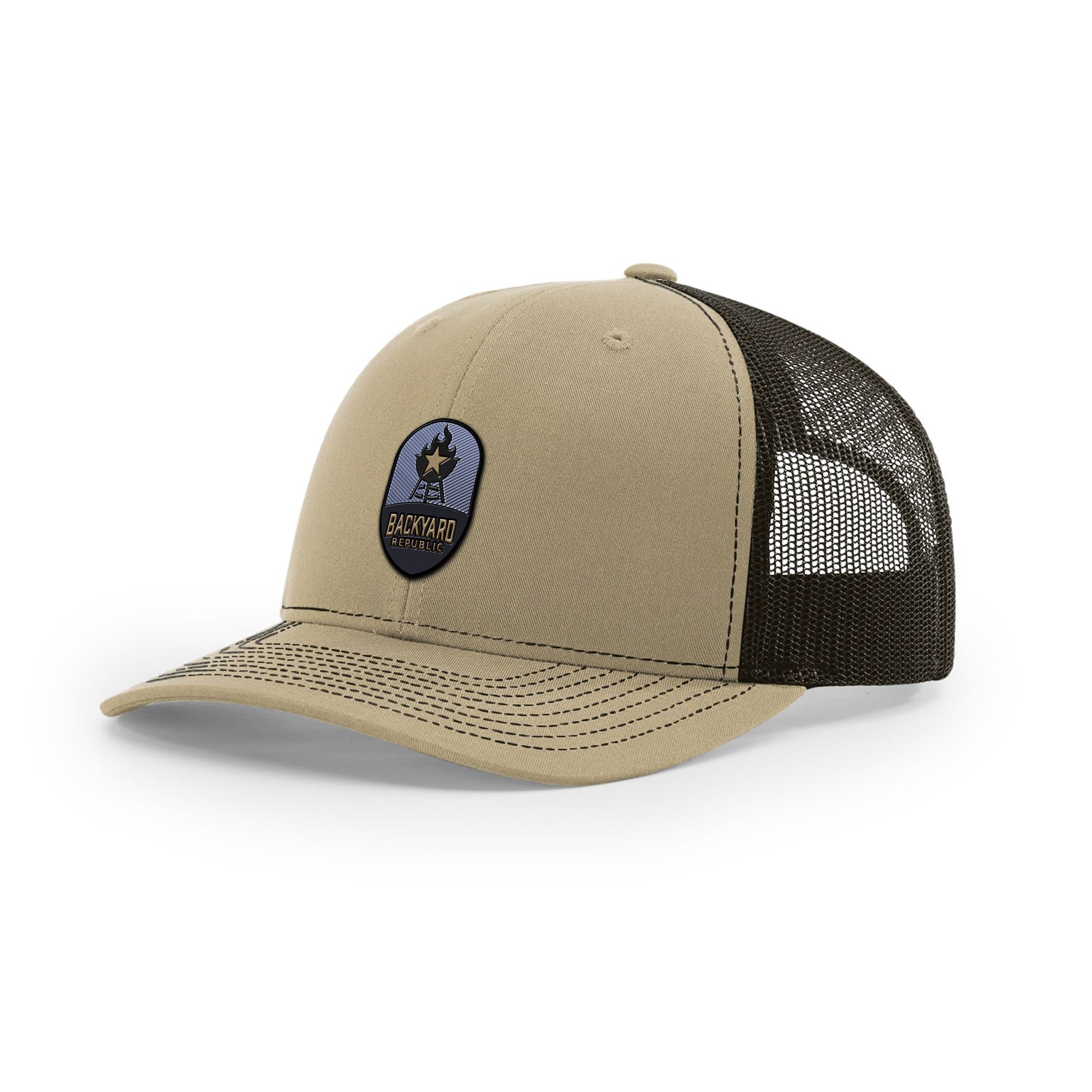 Backyard Republic Logo Trucker Hat - Embossed