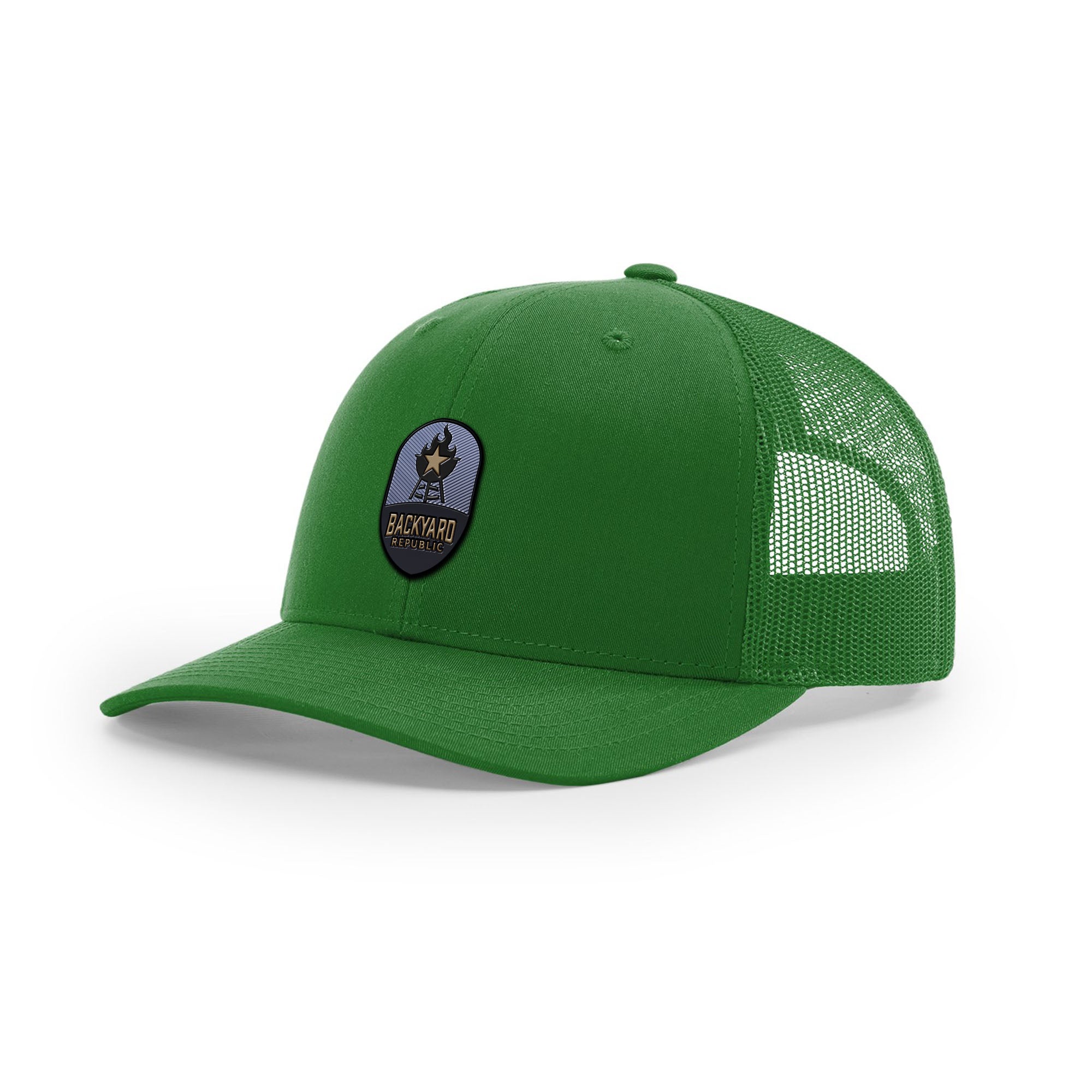 Backyard Republic Logo Trucker Hat - Embossed