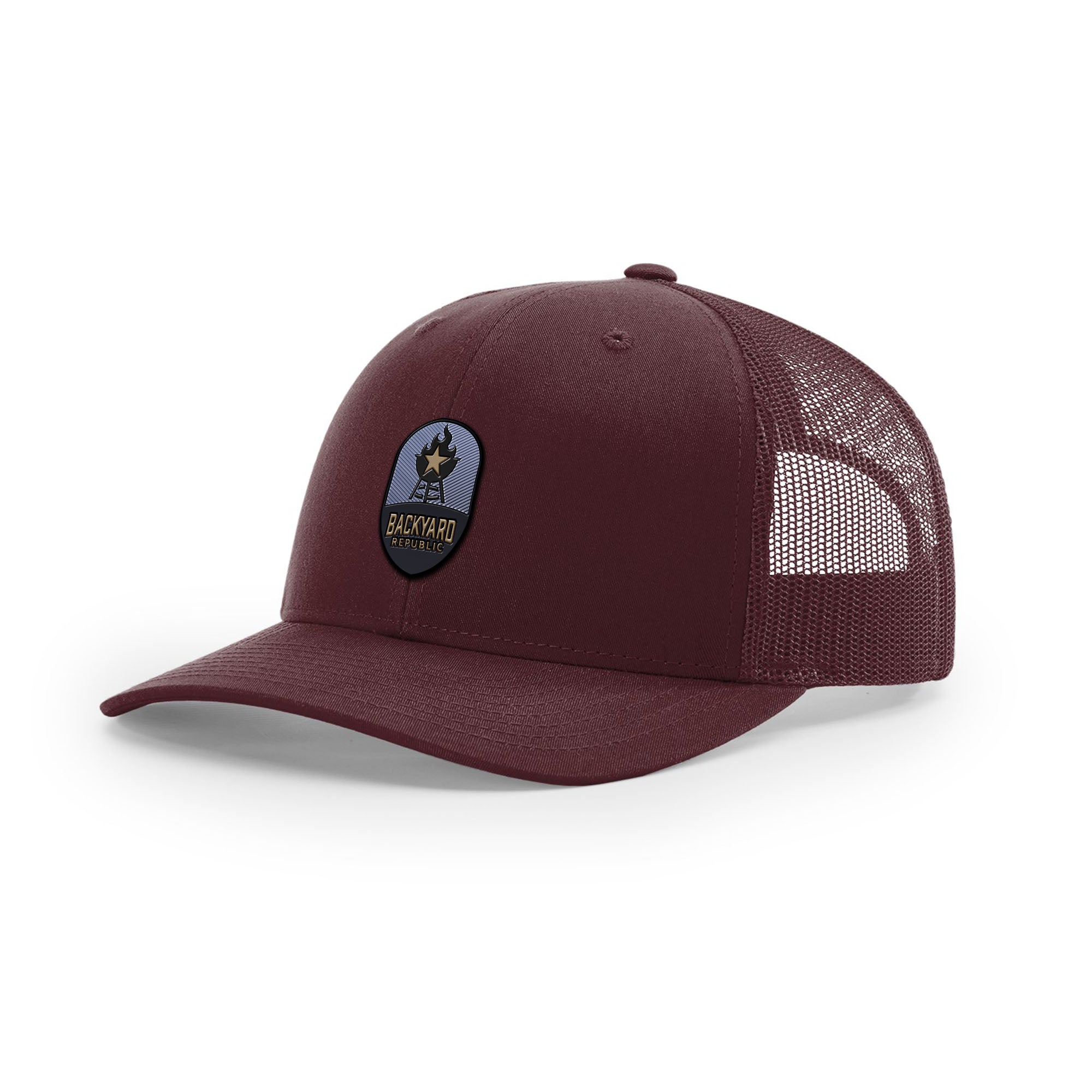 Backyard Republic Logo Trucker Hat - Embossed