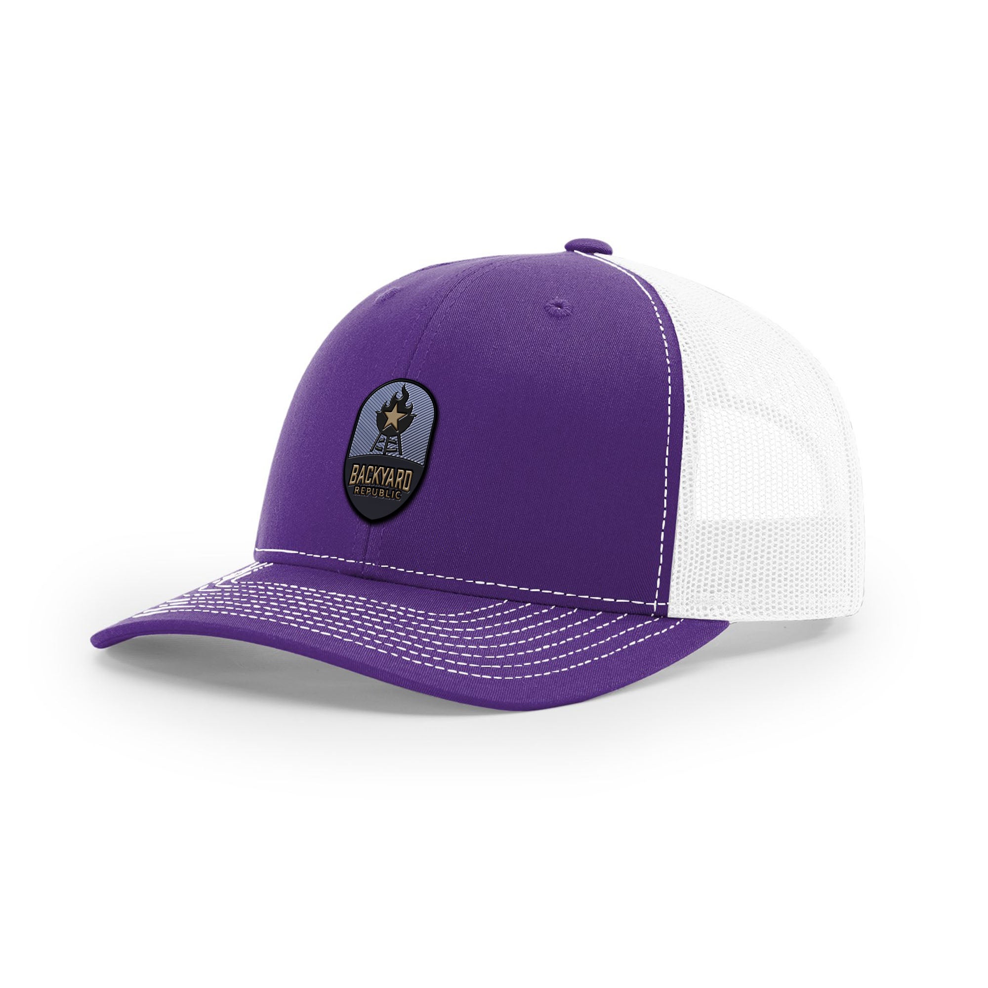 Backyard Republic Logo Trucker Hat - Embossed