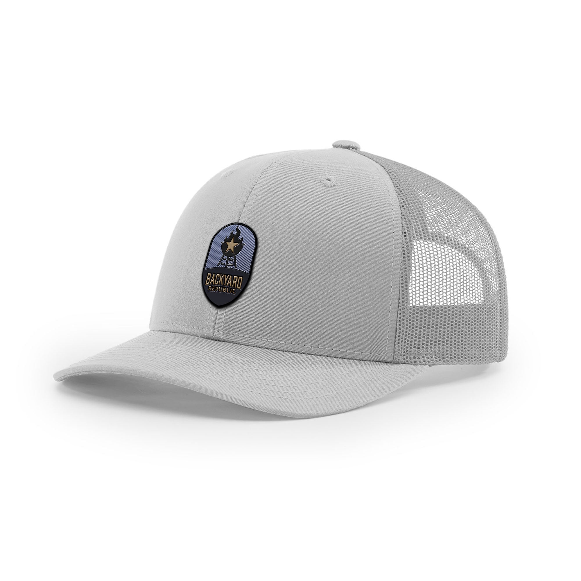 Backyard Republic Logo Trucker Hat - Embossed