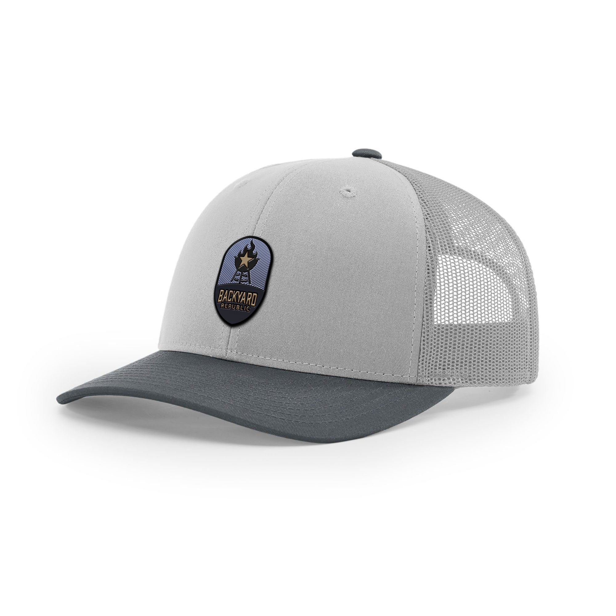 Backyard Republic Logo Trucker Hat - Embossed