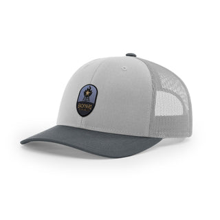 Backyard Republic Logo Trucker Hat - Embossed