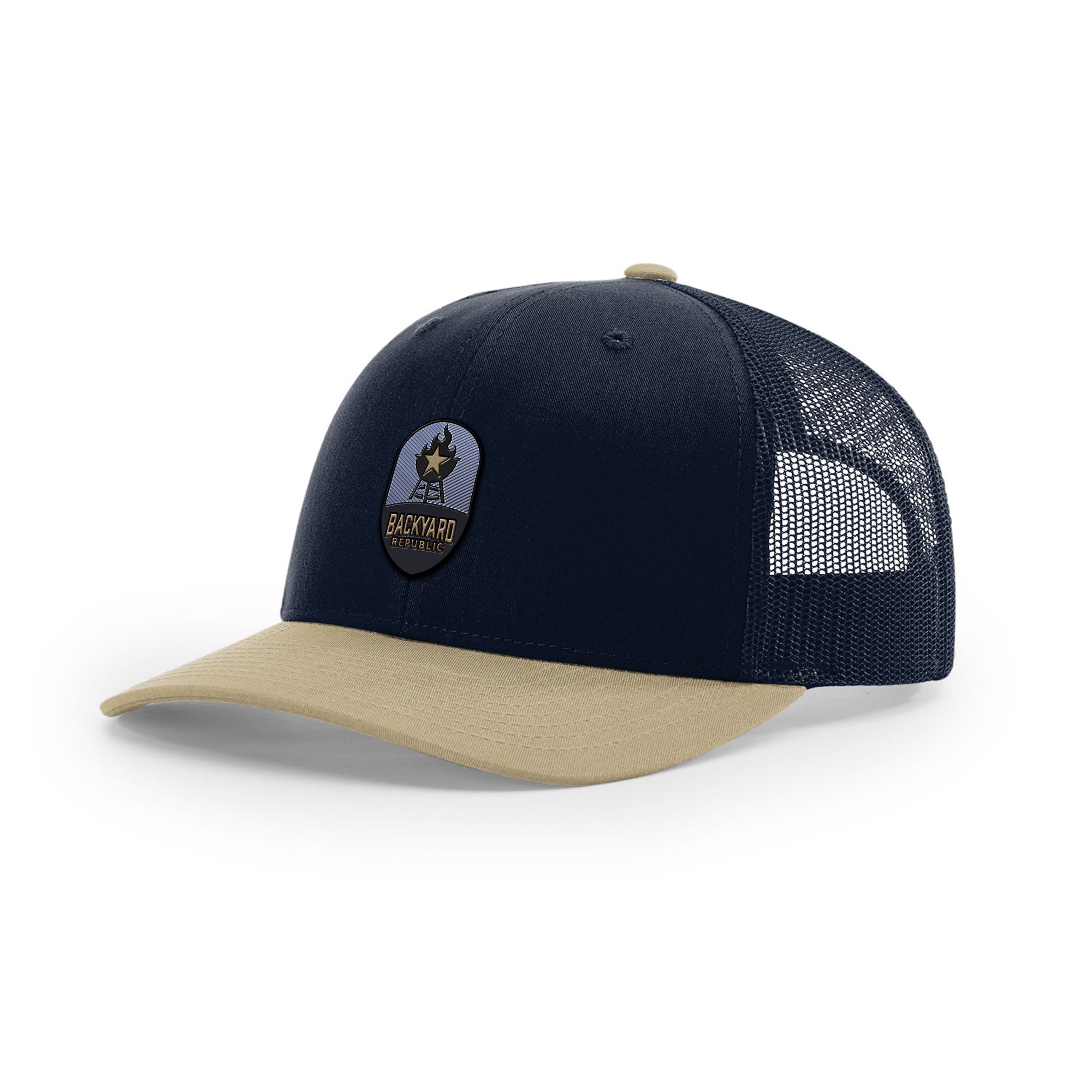 Backyard Republic Logo Trucker Hat - Embossed