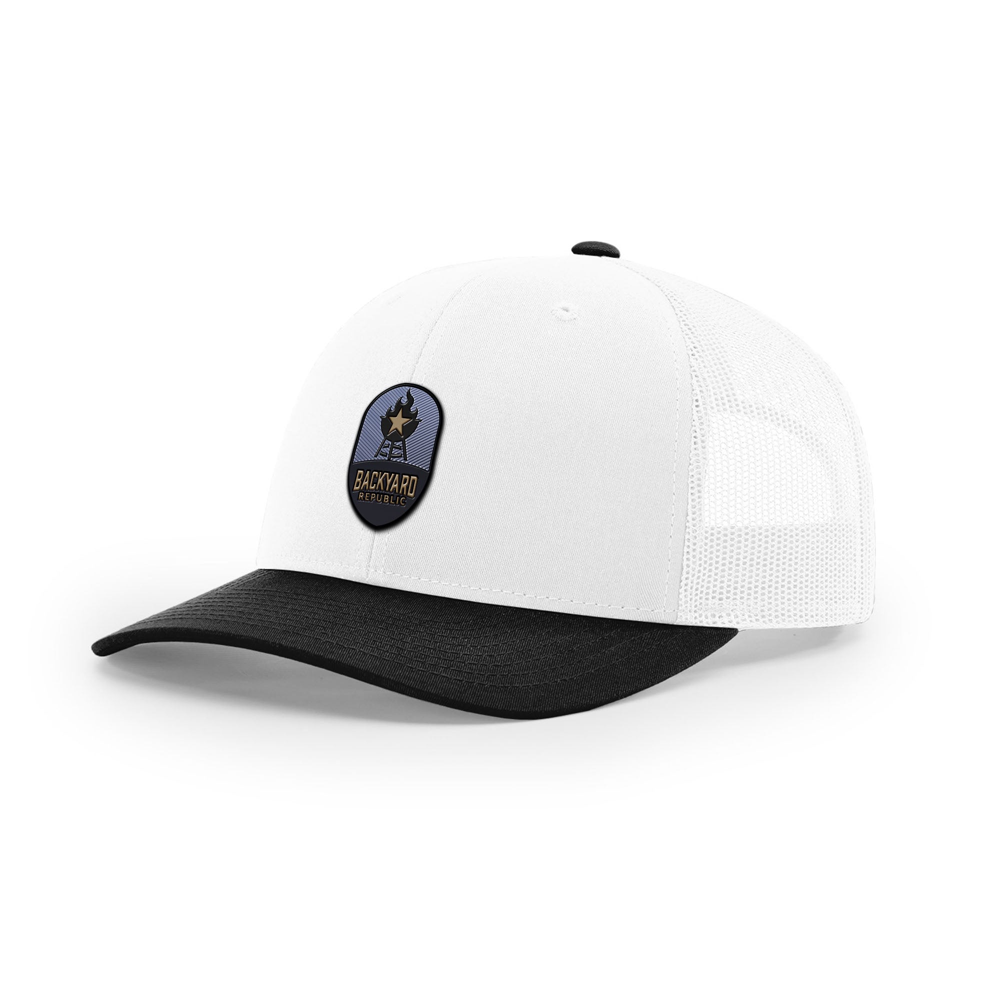 Backyard Republic Logo Trucker Hat - Embossed