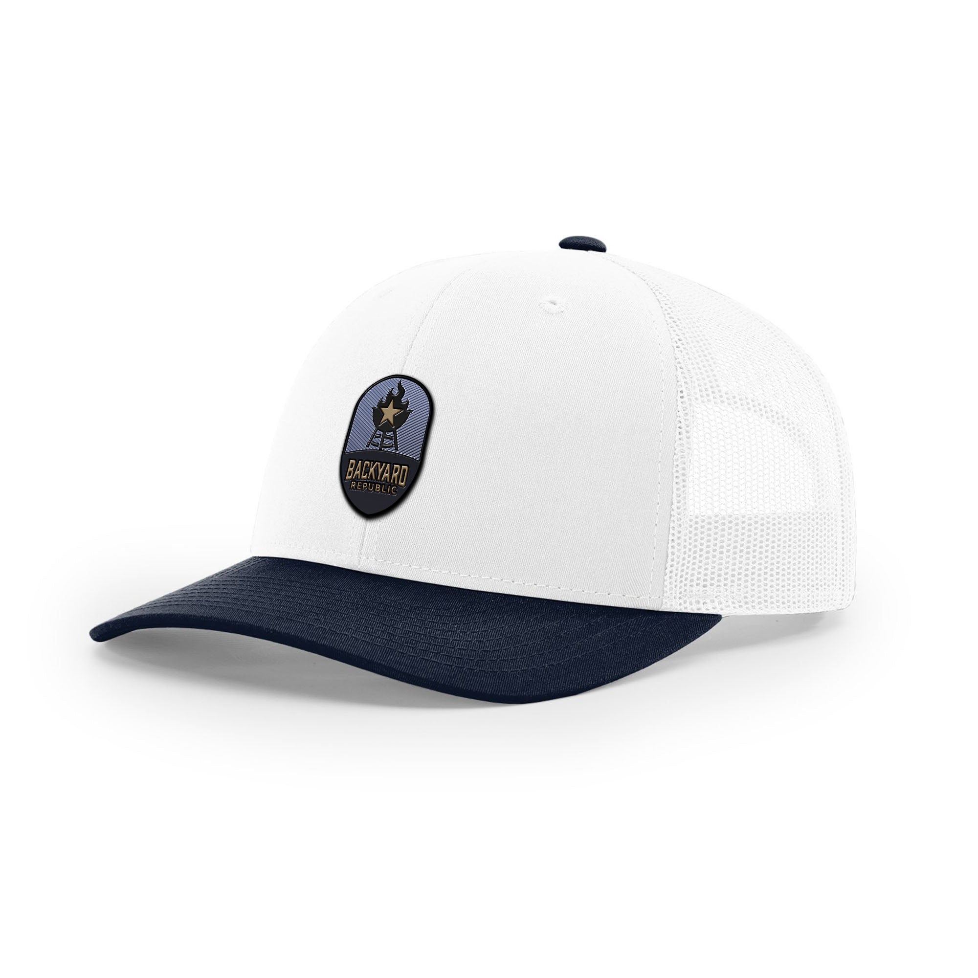 Backyard Republic Logo Trucker Hat - Embossed