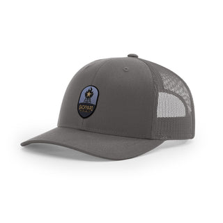 Backyard Republic Logo Trucker Hat - Embossed