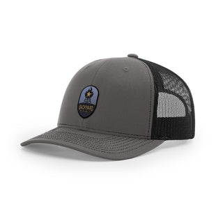 Backyard Republic Logo Trucker Hat - Embossed