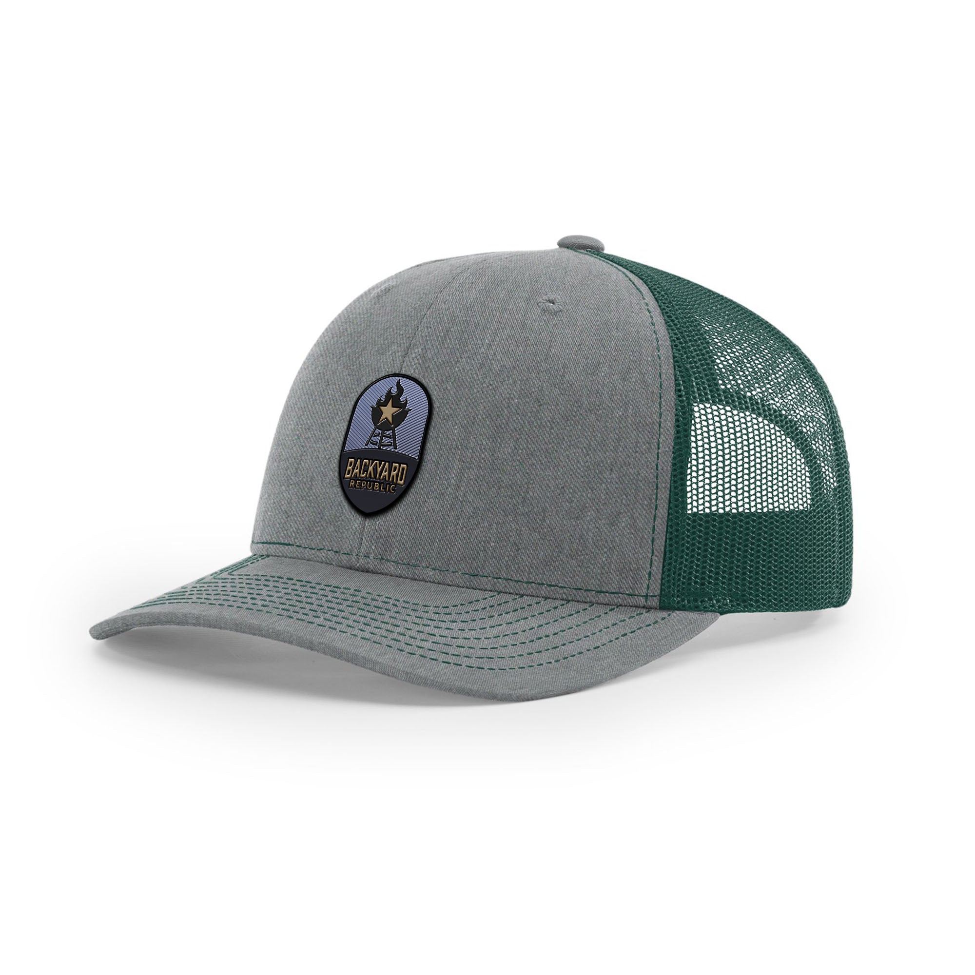 Backyard Republic Logo Trucker Hat - Embossed