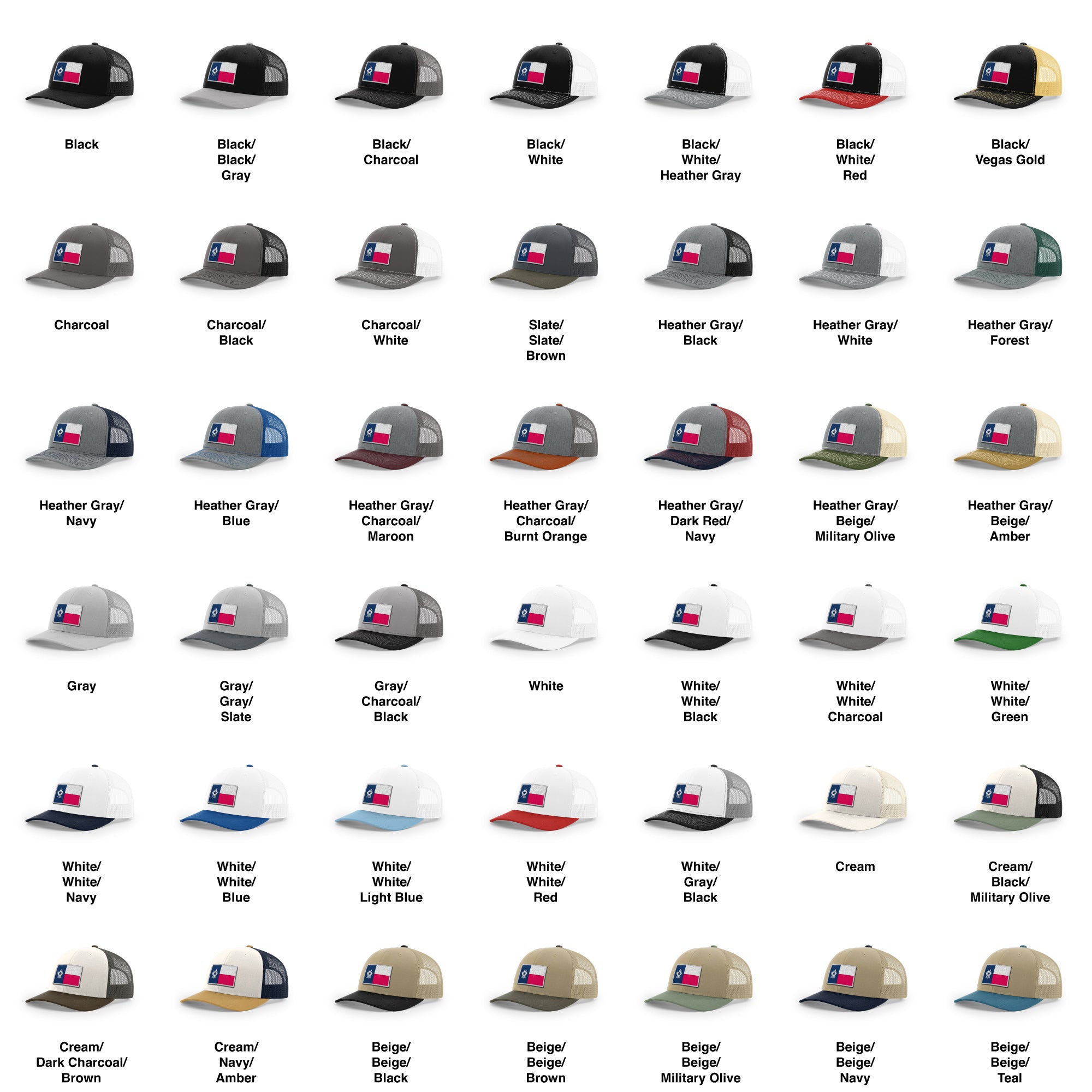 Texas Flag BBQ Trucker Hat | Backyard Republic™