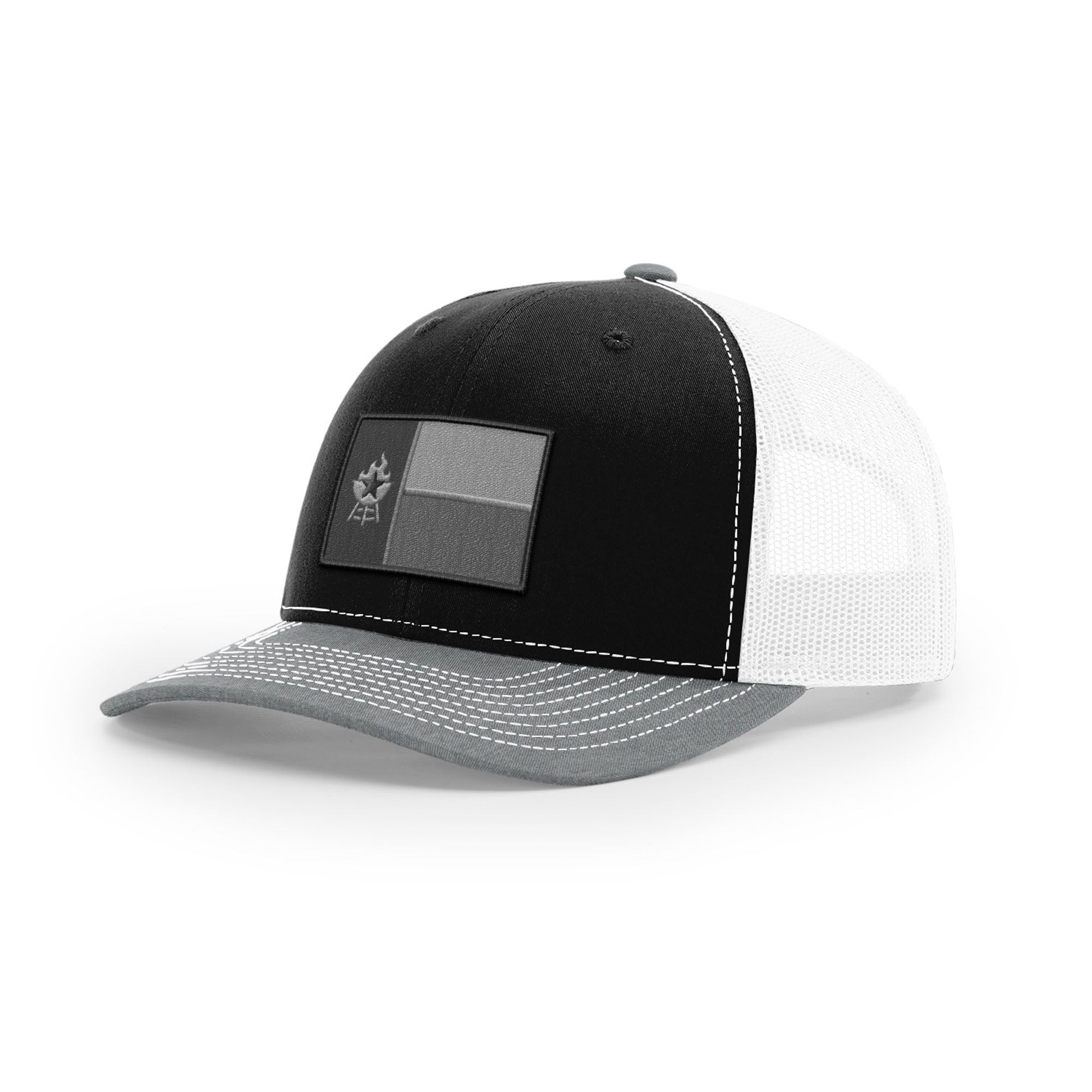 Texas Flag BBQ Trucker Hat - Mono | Backyard Republic™