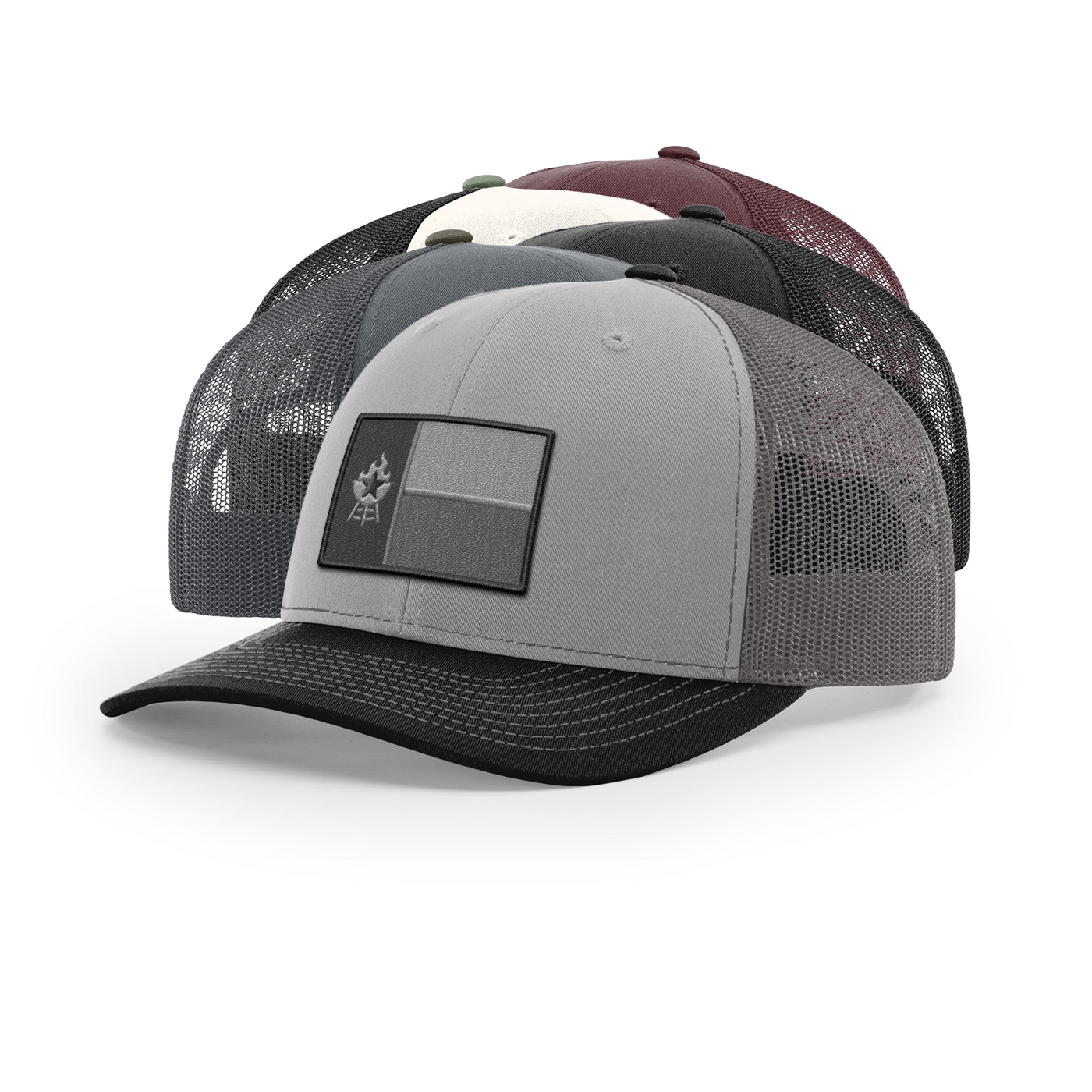 Texas Flag BBQ Trucker Hat - Mono | Backyard Republic™