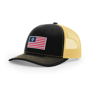 USA Flag BBQ Trucker Hat