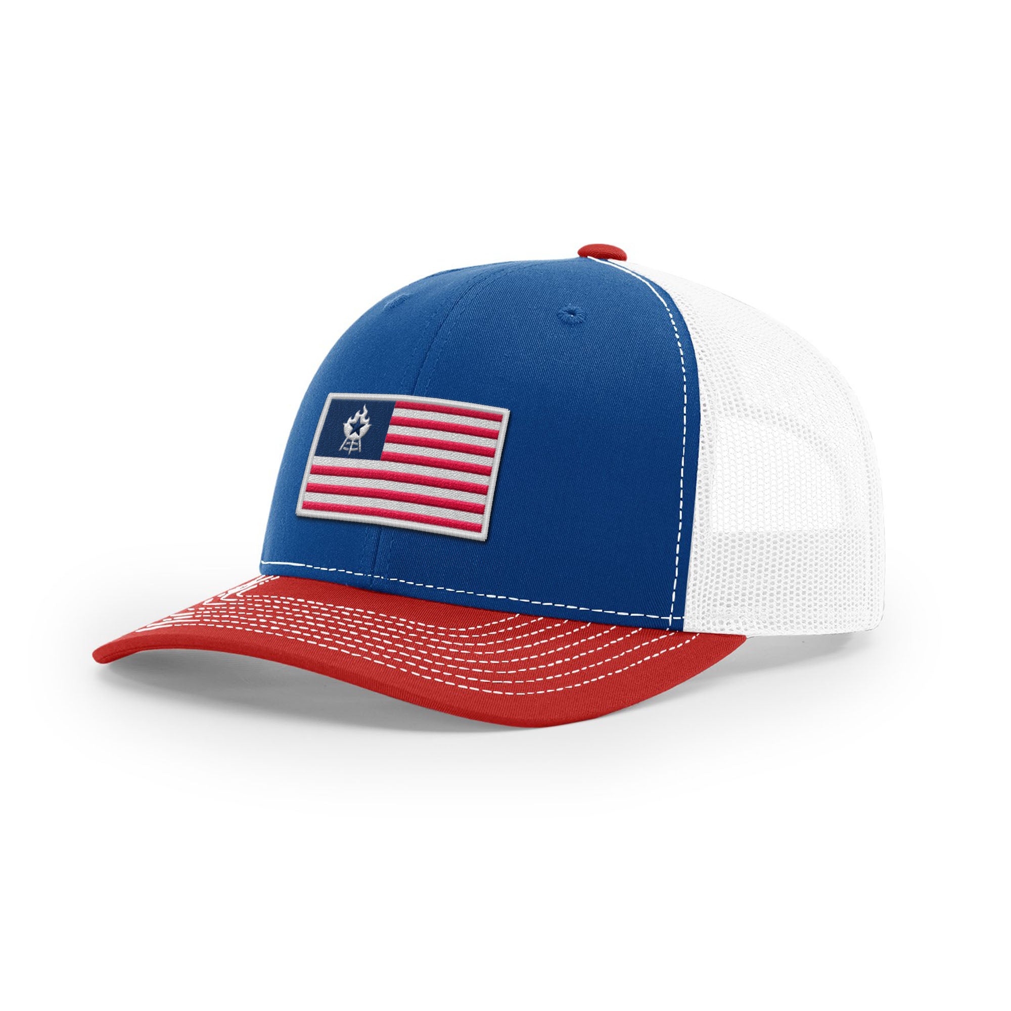 USA Flag BBQ Trucker Hat