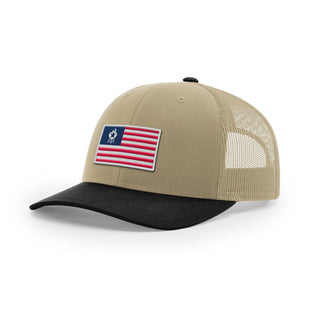 USA Flag BBQ Trucker Hat