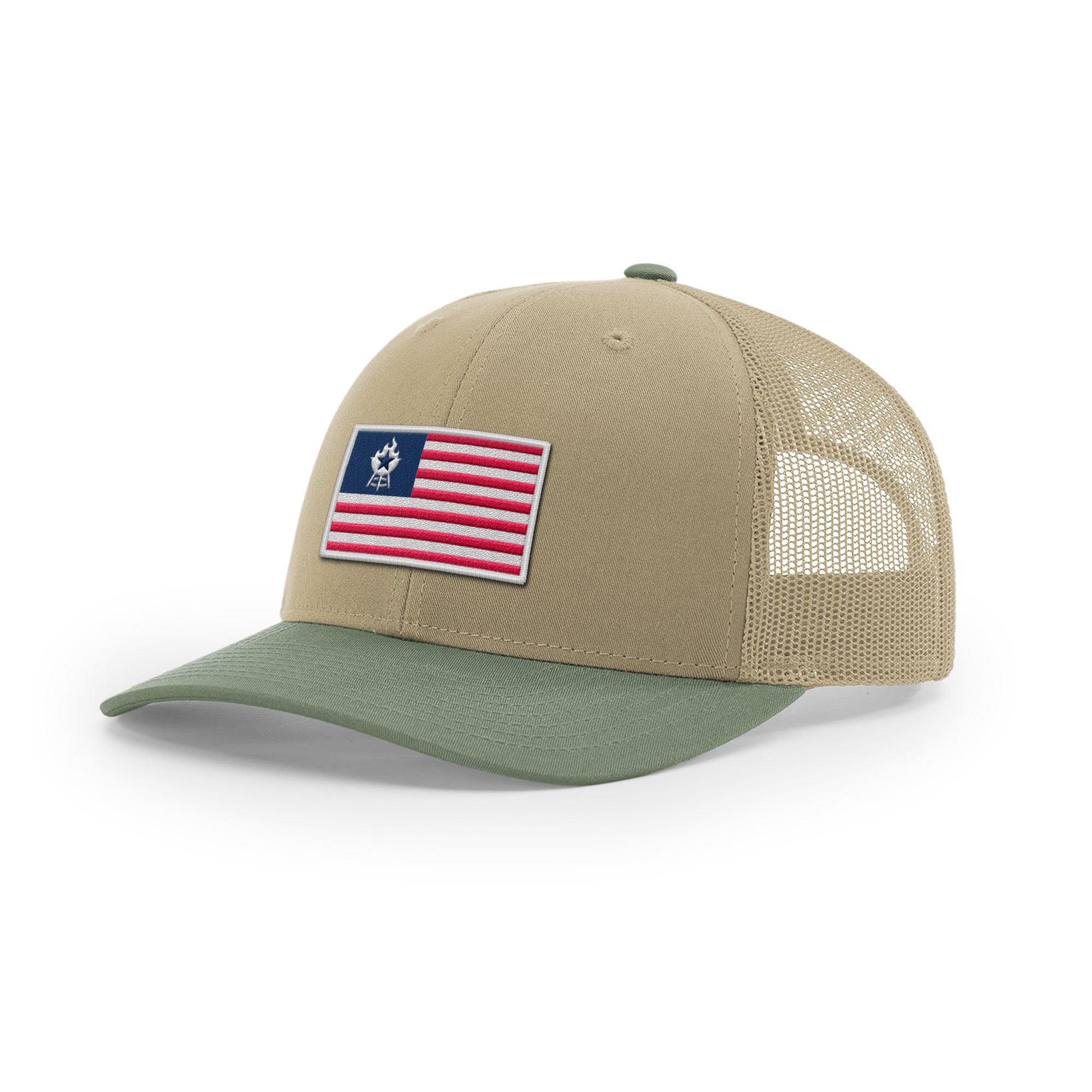 USA Flag BBQ Trucker Hat