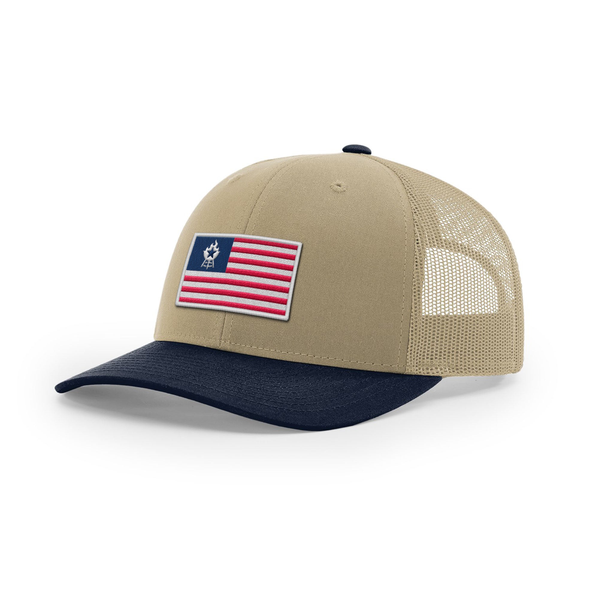 USA Flag BBQ Trucker Hat